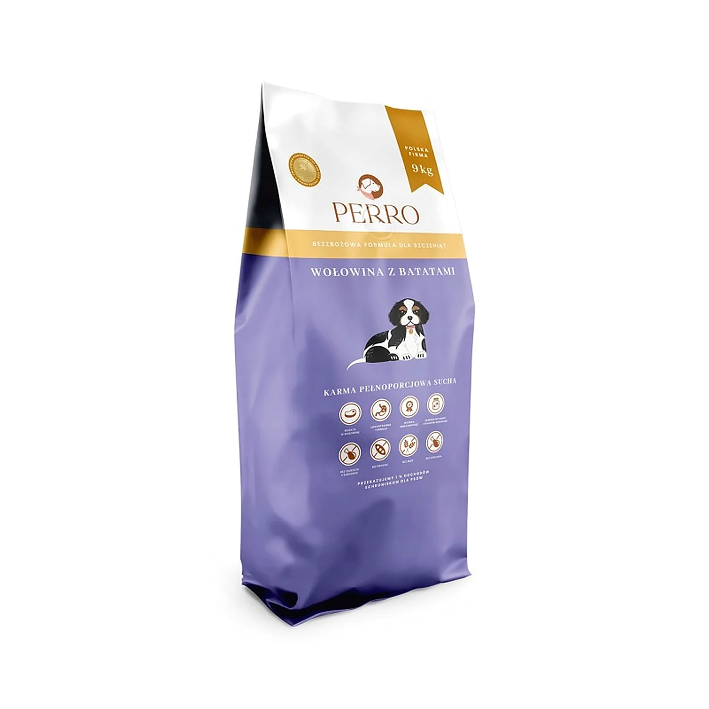 PERRO Junior Wołowina z batatami 9kg