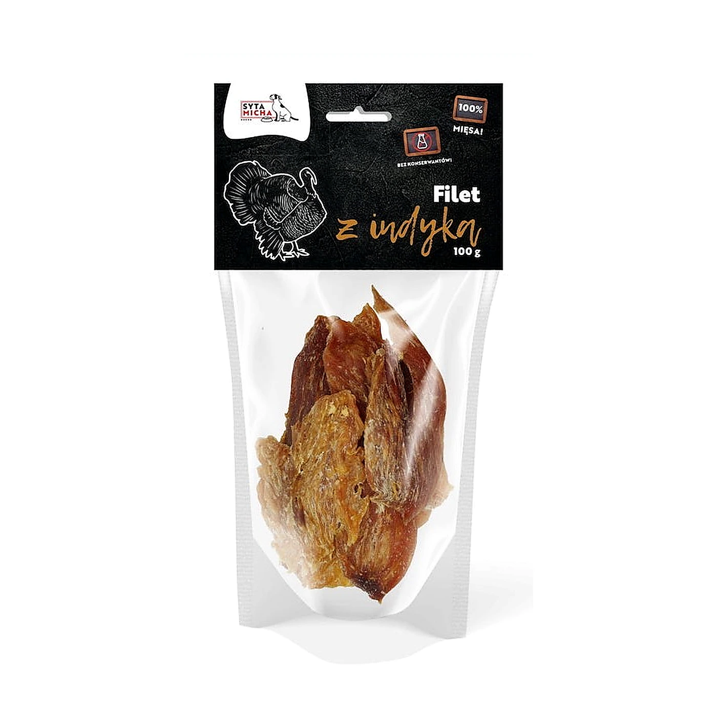 SYTA MICHA Suszone filety z indyka 100g
