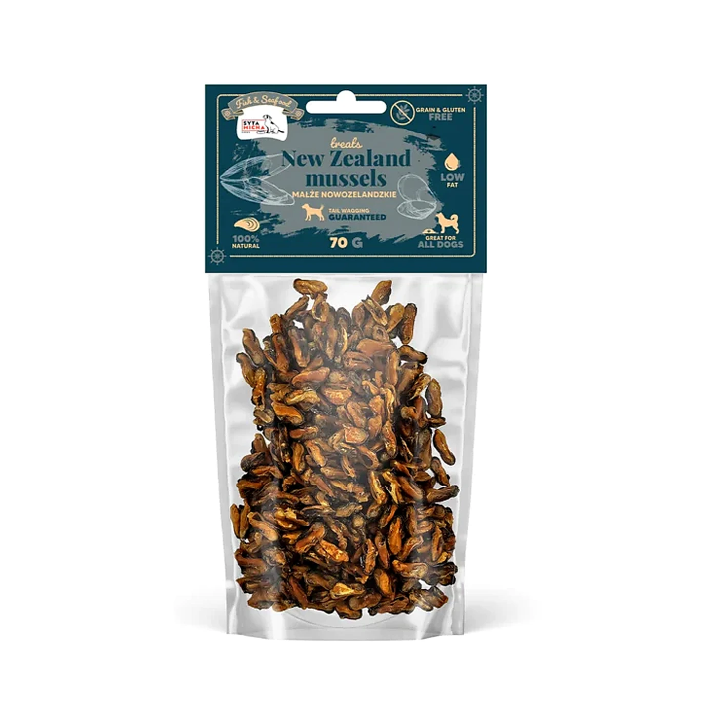 Syta Micha Fish & SeaFood suszone małże 70g