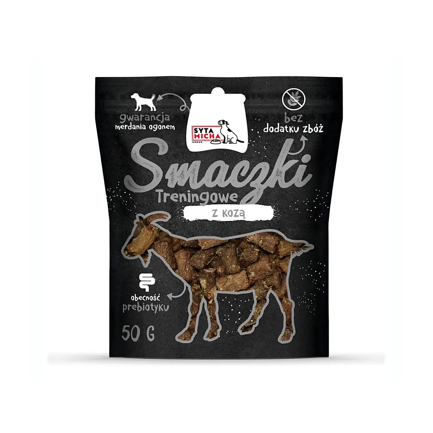 SYTA MICHA Smaczki treningowe z kozą 50g