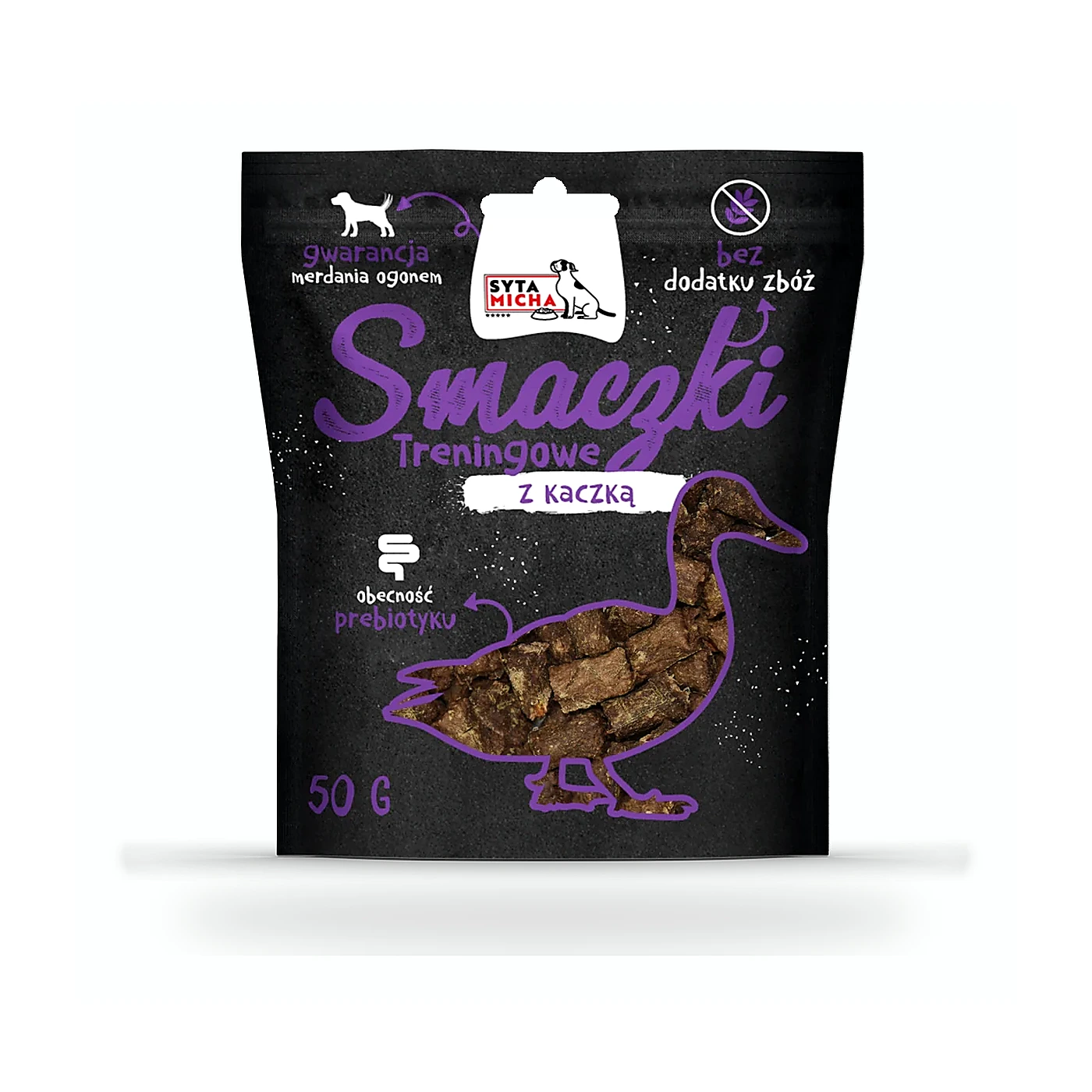 SYTA MICHA Smaczki treningowe z kaczką 50g