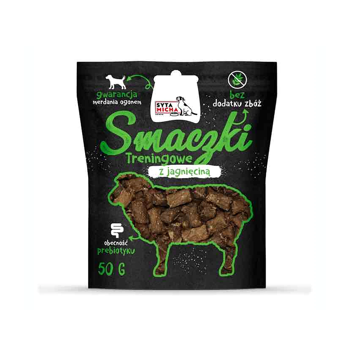 SYTA MICHA Smaczki treningowe z jagnięciną 50g