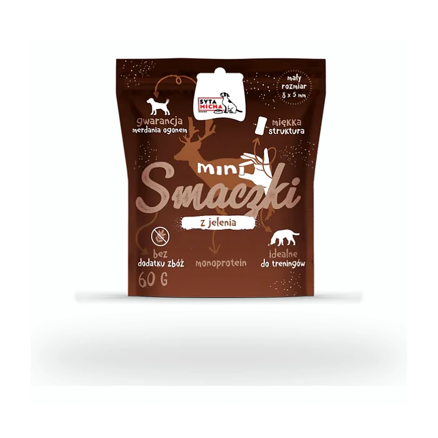 SYTA MICHA MINI Smaczki z jelenia 60g