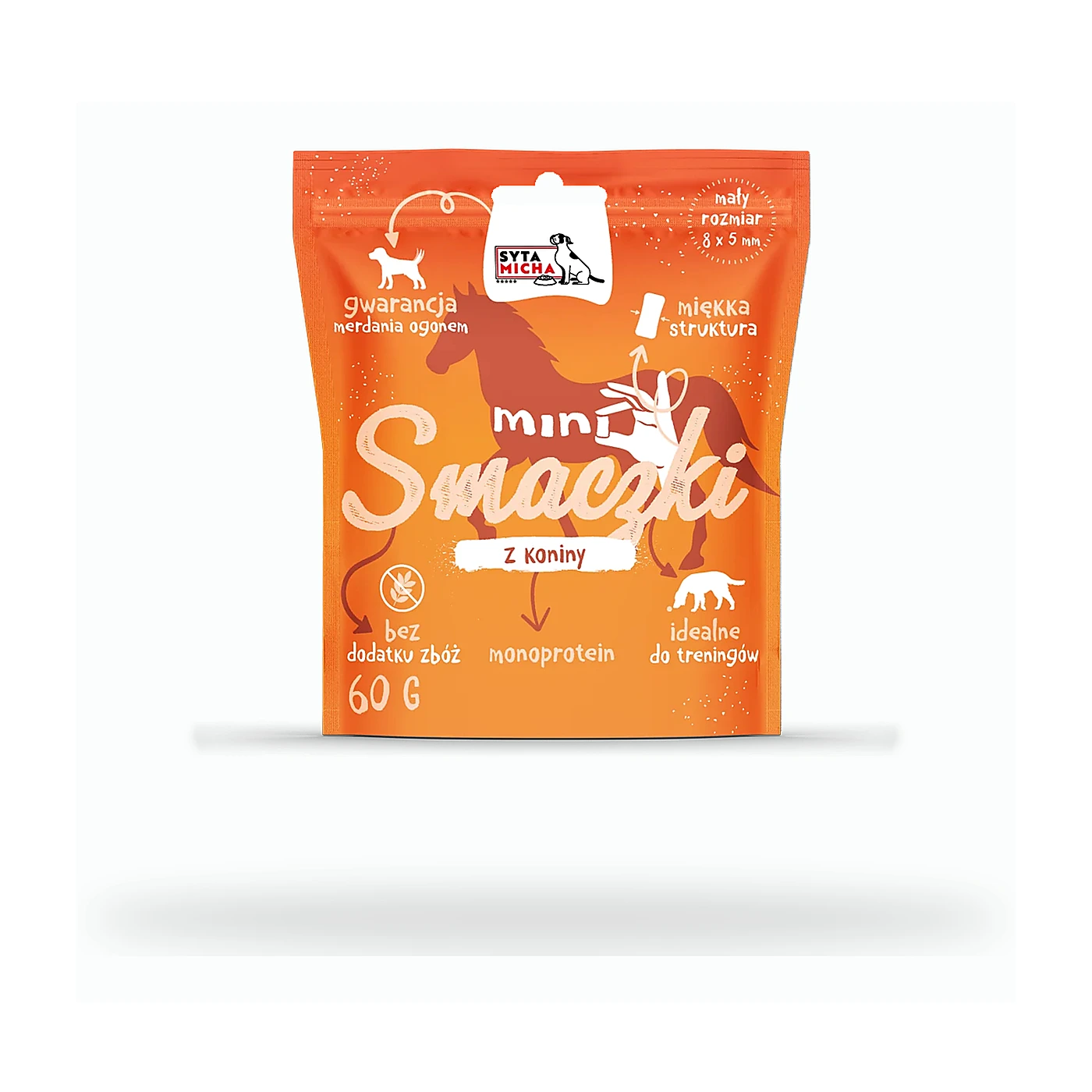 SYTA MICHA MINI Smaczki z koniny 60g
