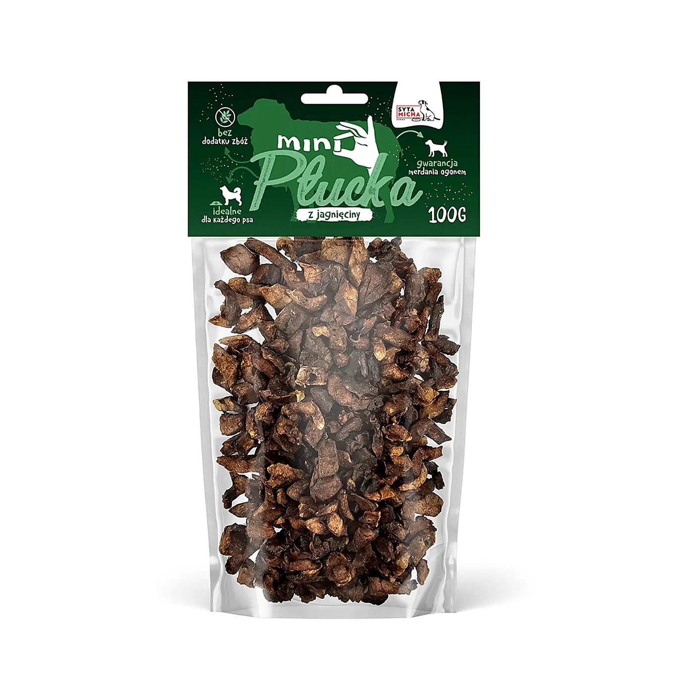 SYTA MICHA MINI Płucka jagnięce 100g