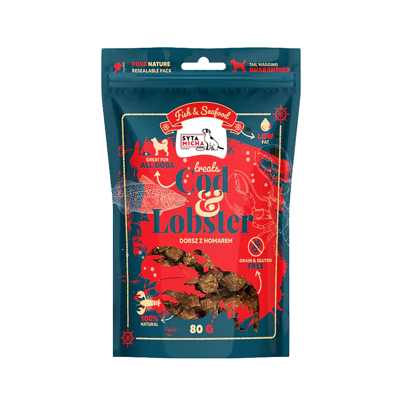 Syta Micha Fish & SeaFood dorsz z homarem 80g