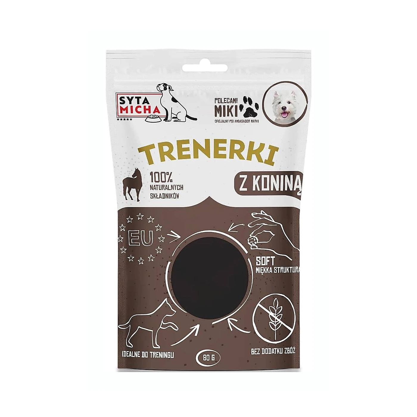 SYTA MICHA TRENERKI z koniną 80g