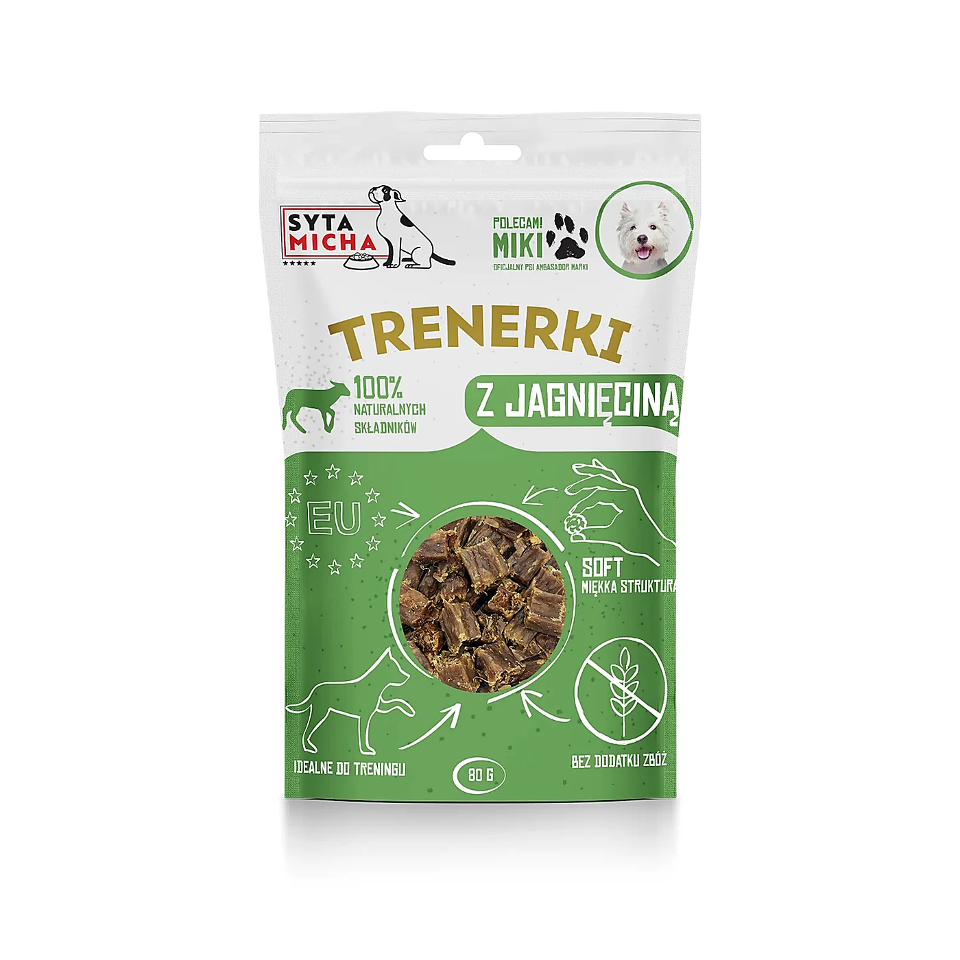 SYTA MICHA TRENERKI z jagnięciną 80g
