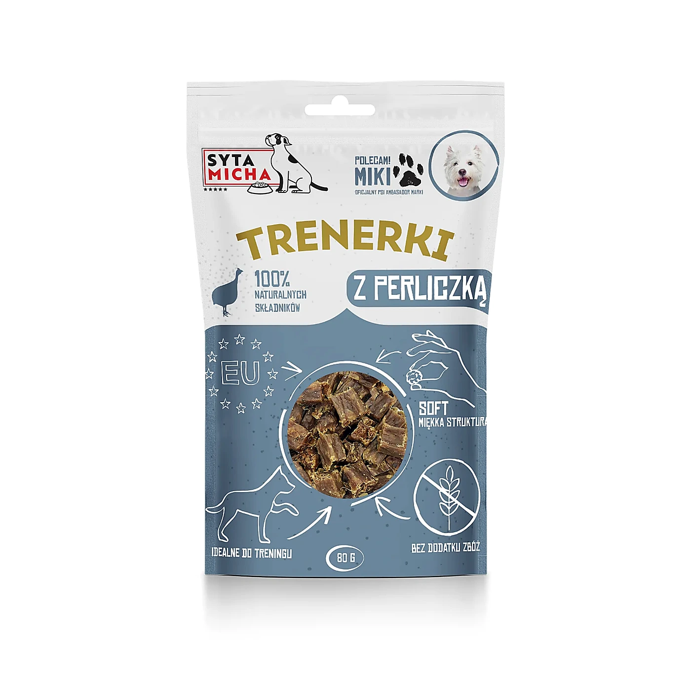 SYTA MICHA TRENERKI z perliczki 80g