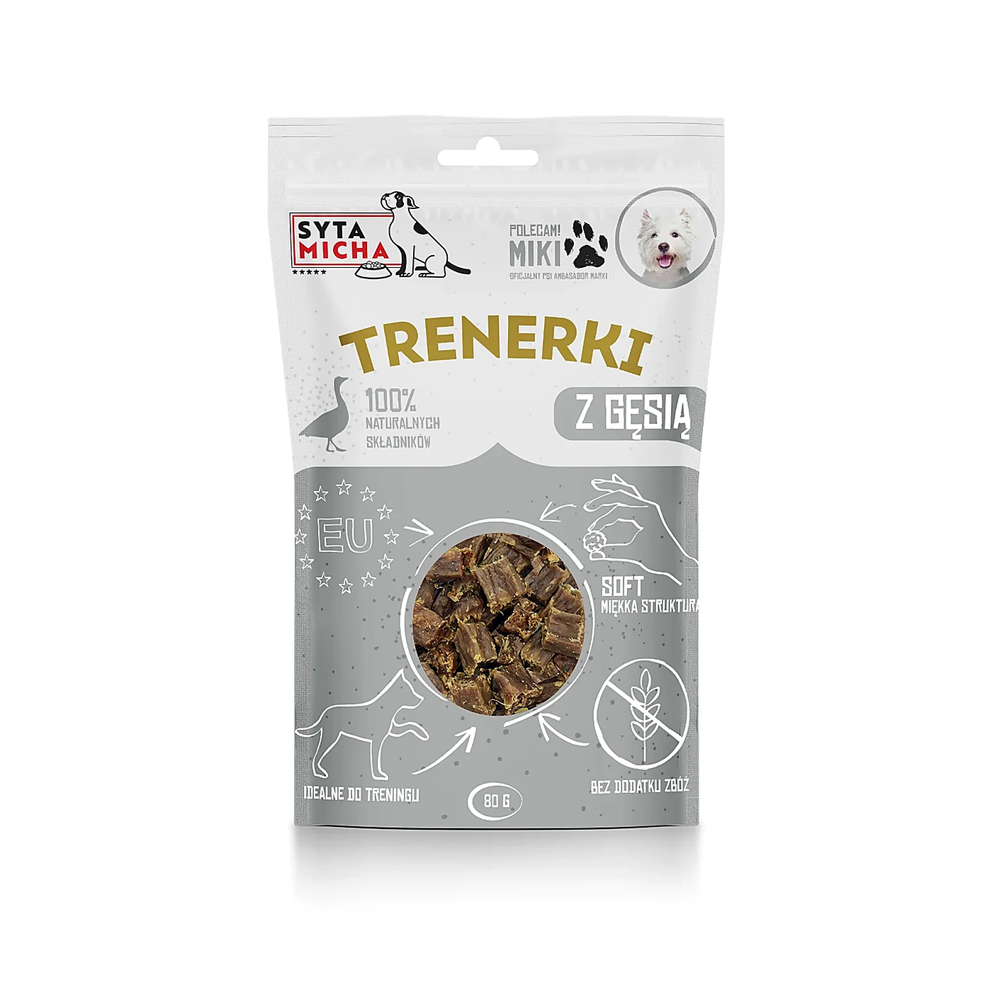 SYTA MICHA TRENERKI z gęsi 80g