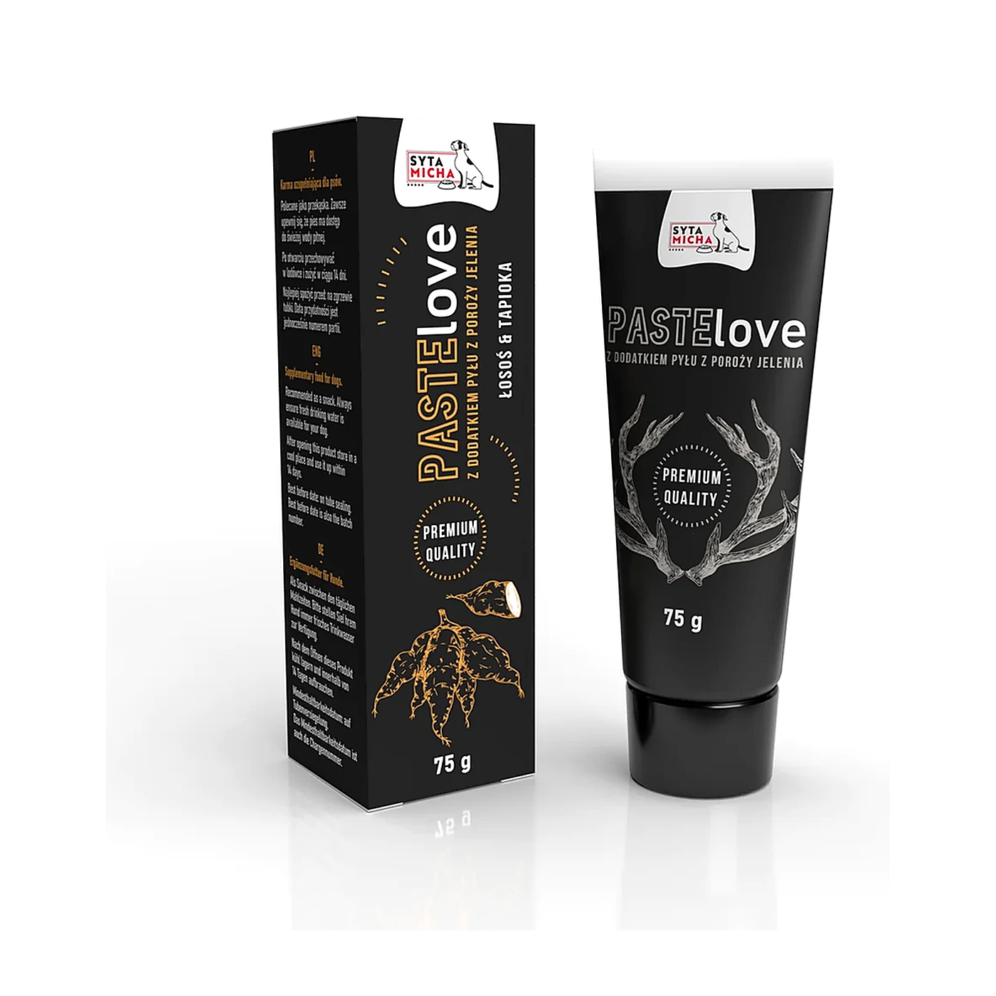 SYTA MICHA PasteLOVE łosoś i tapioka 75g