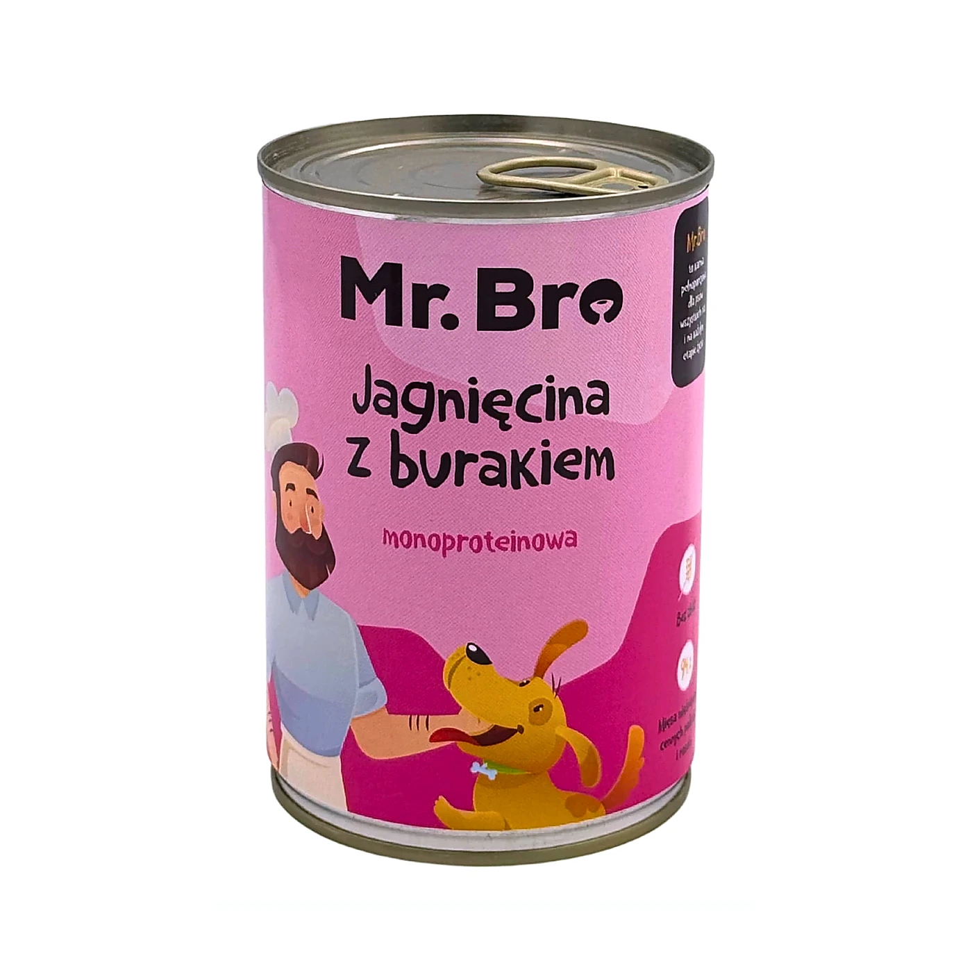Mr. Bro Pies Jagnięcina z Burakiem Puszka 400g