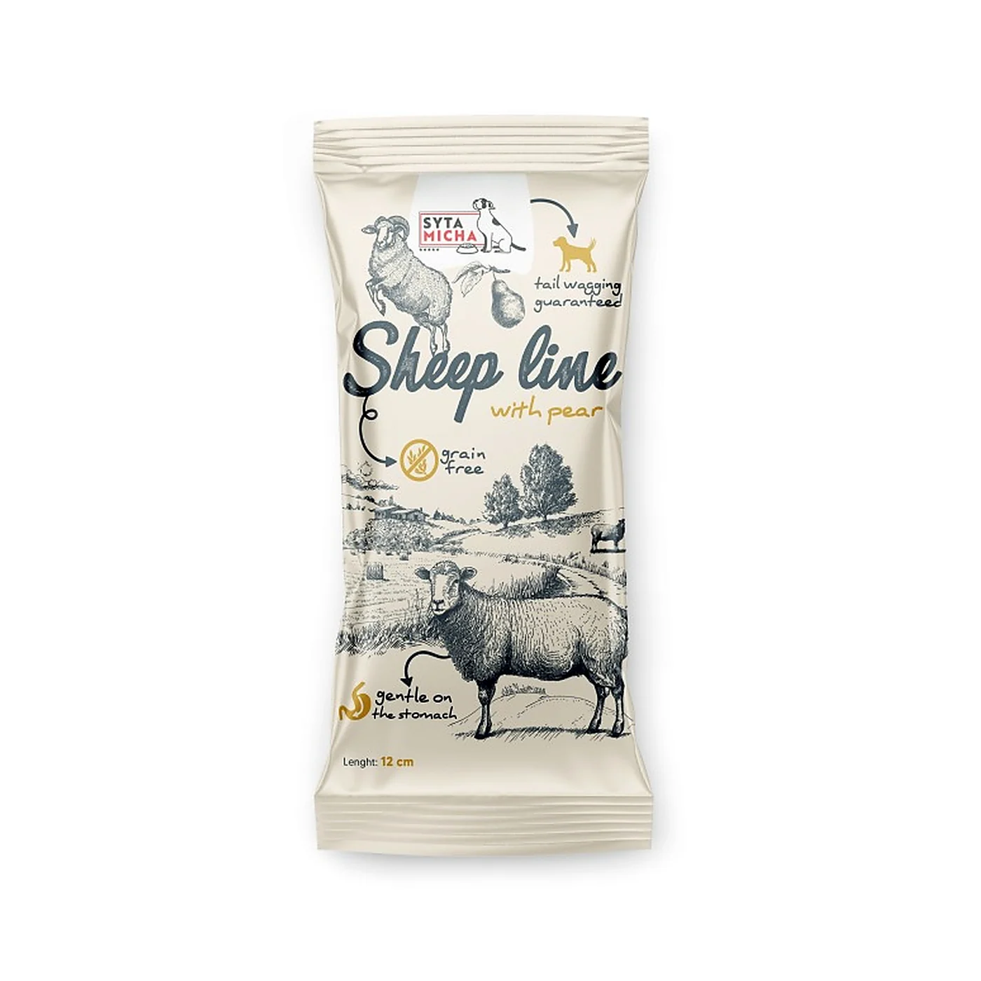 SYTA MICHA Sheep Line Kość do żucia Owca z gruszką 12cm