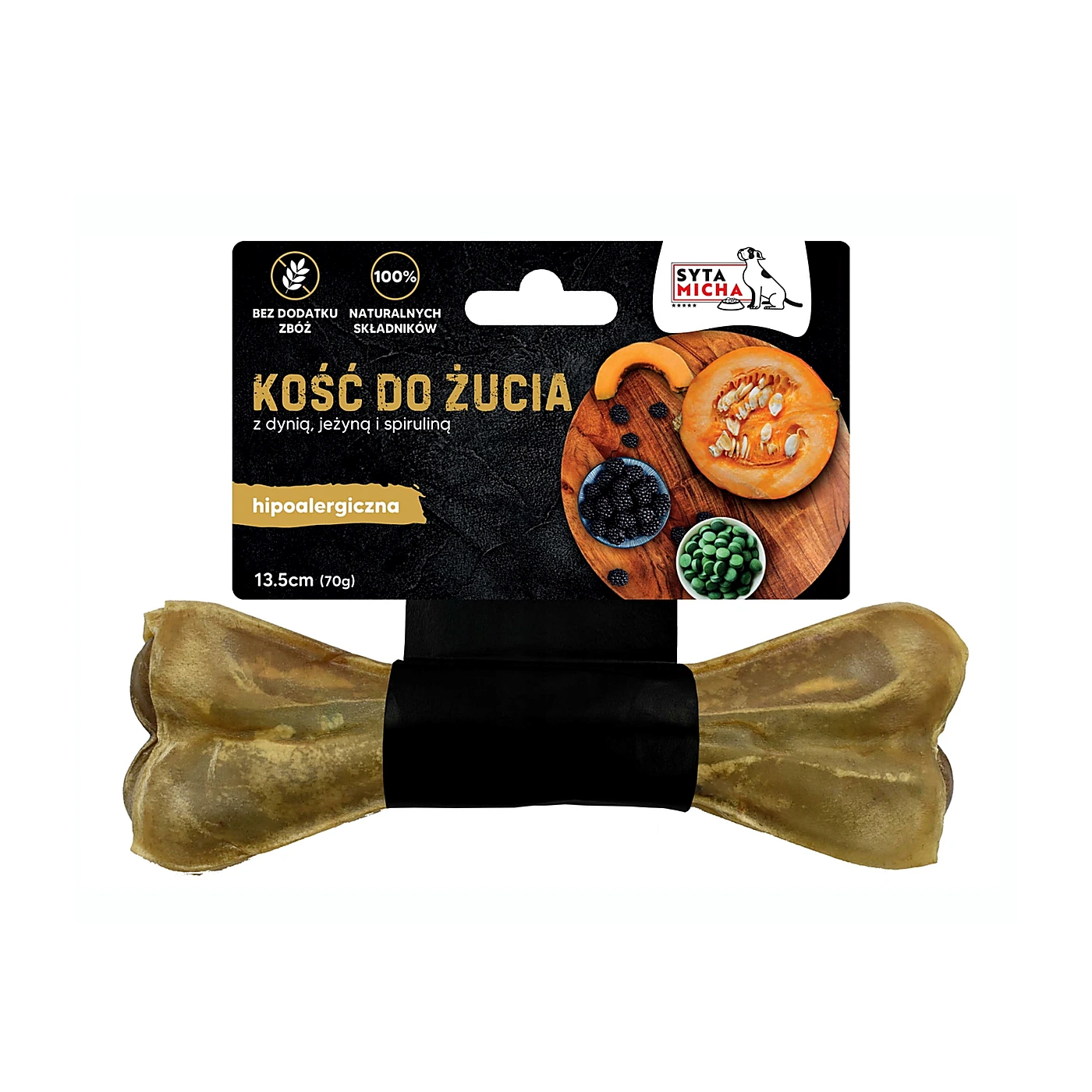 SYTA MICHA Kość do żucia dla psa HIPOALERGICZNA 13,5cm