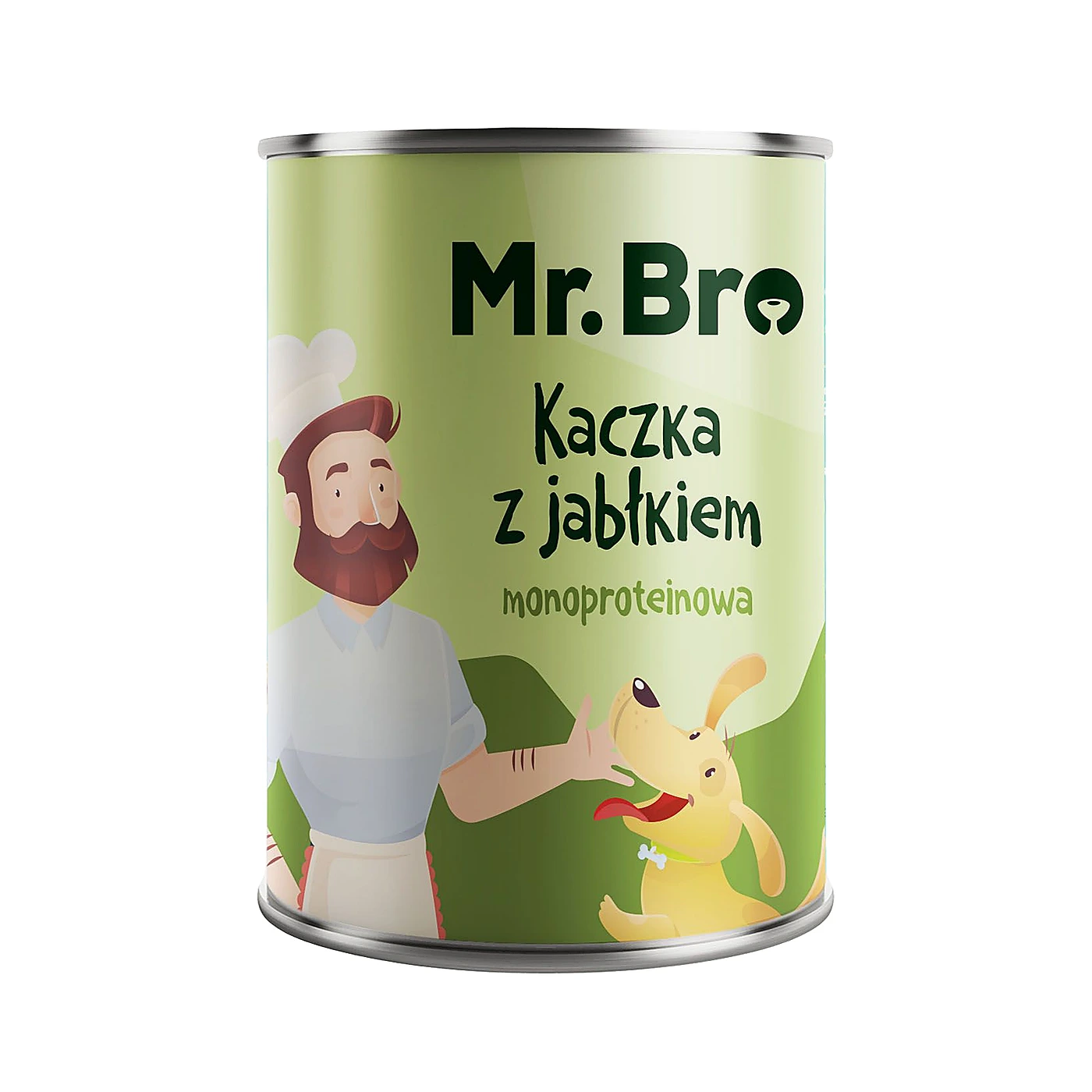 Mr. Bro Pies Kaczka z Jabłkiem Puszka 800g