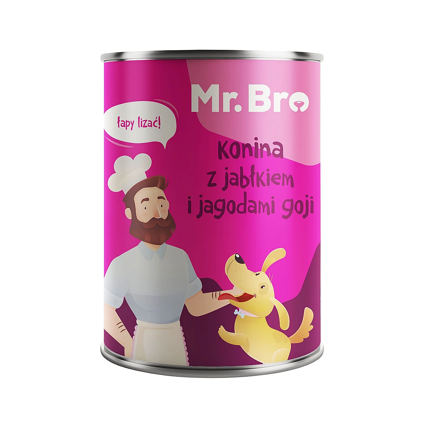 Mr. Bro Pies Konina z Jabłkiem i Goji 400g