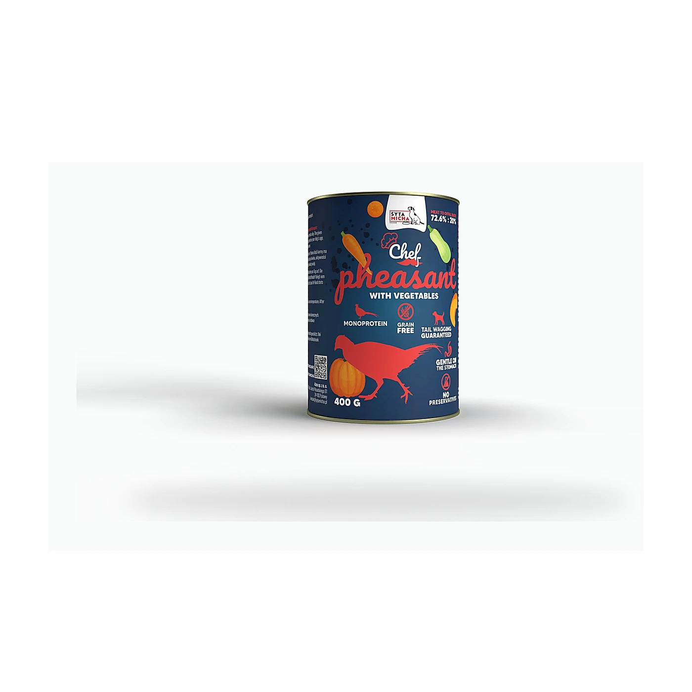 SYTA MICHA Karma Mokra CHEF Bażant z warzywami 400g