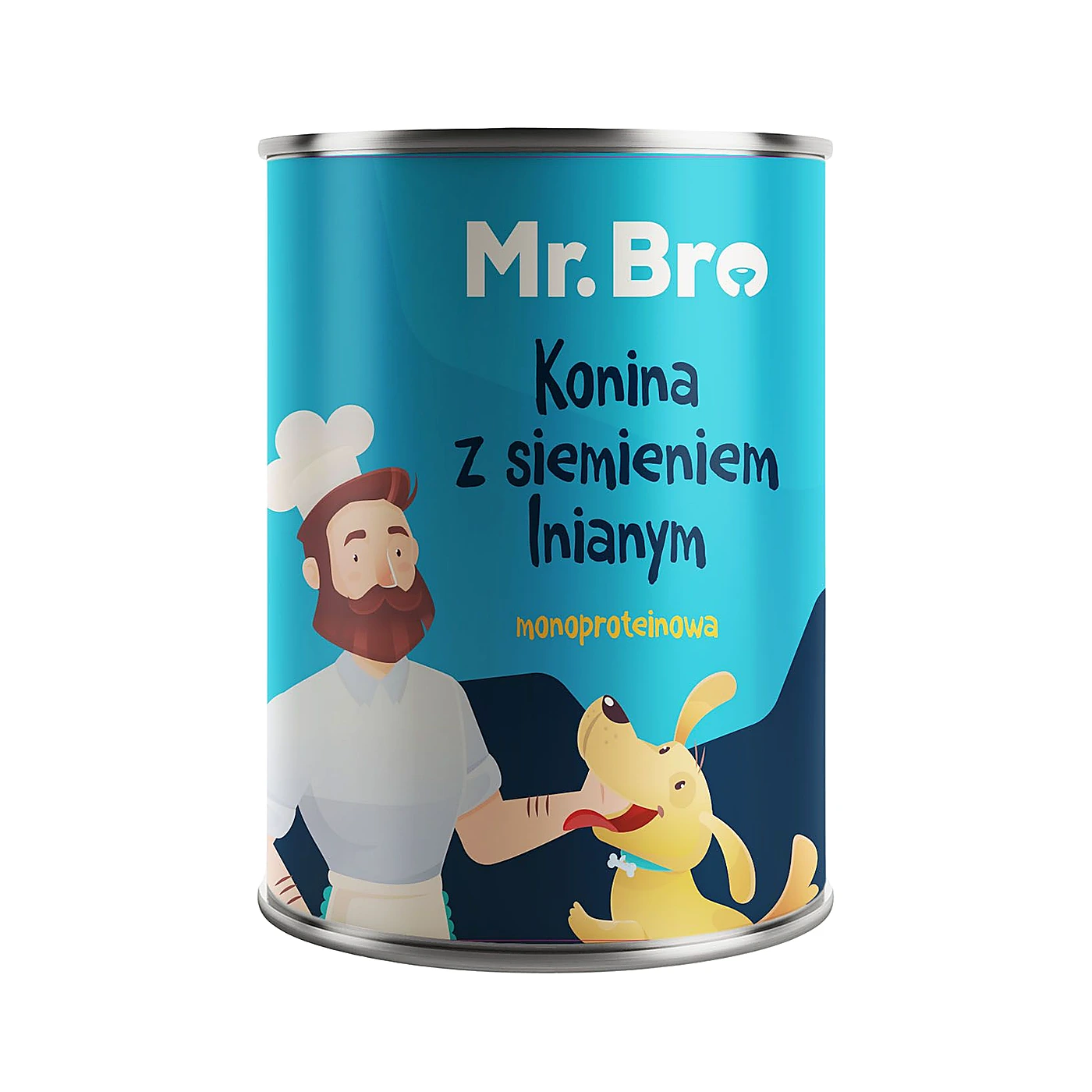 Mr. Bro Pies Konina z Siemieniem Lnianym 400g