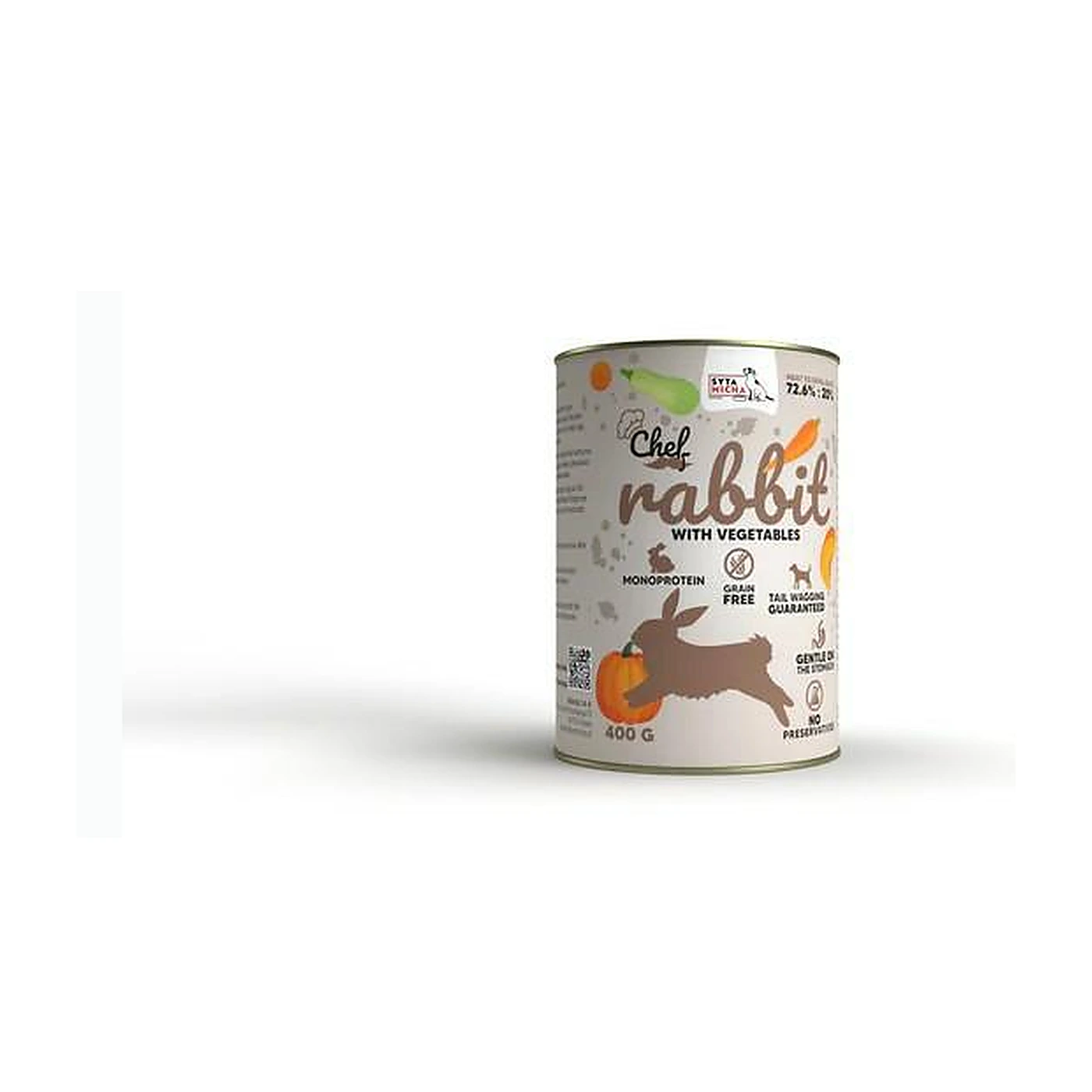SYTA MICHA Karma Mokra CHEF Królik z warzywami 400g