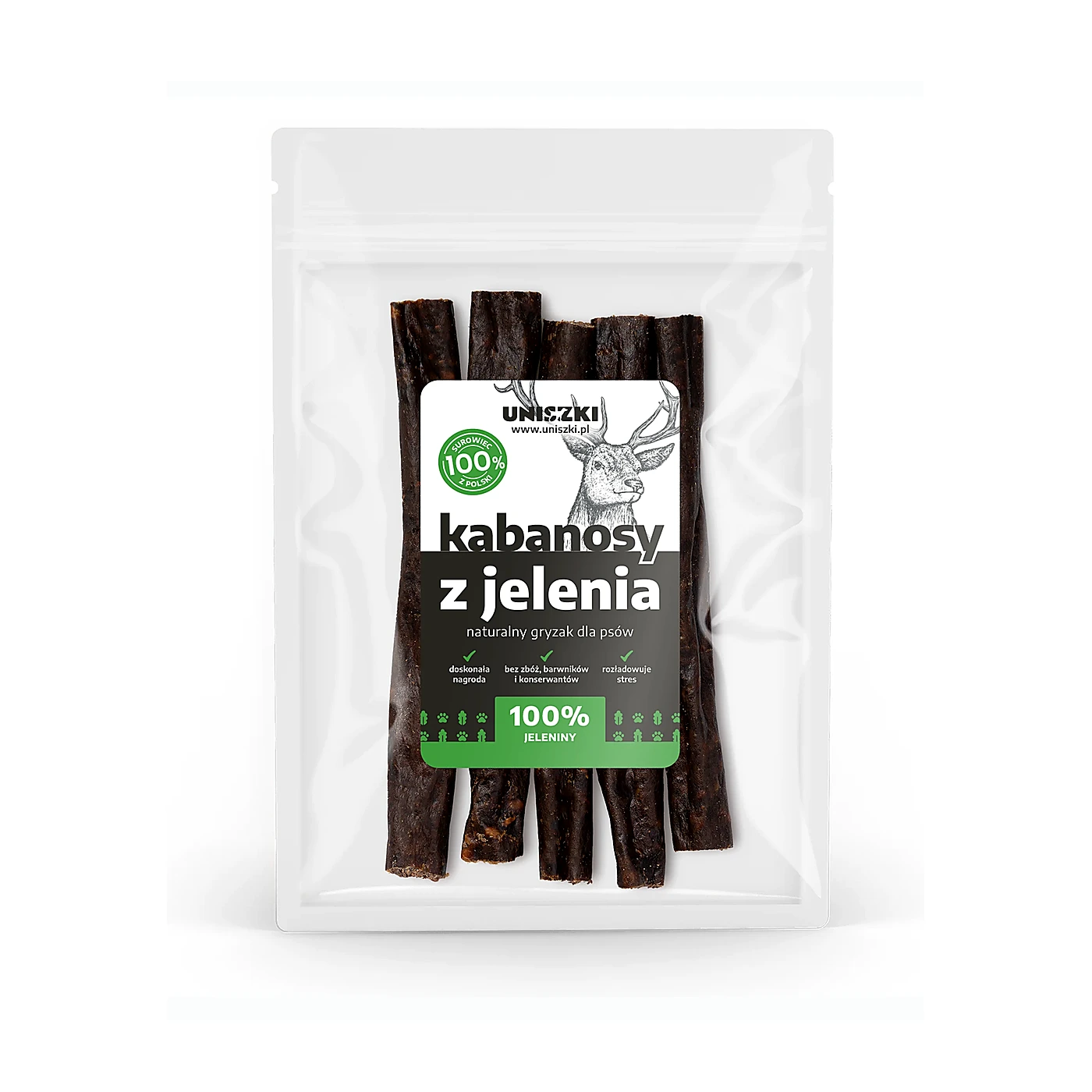 Uniszki Kabanosy z jelenia 100g