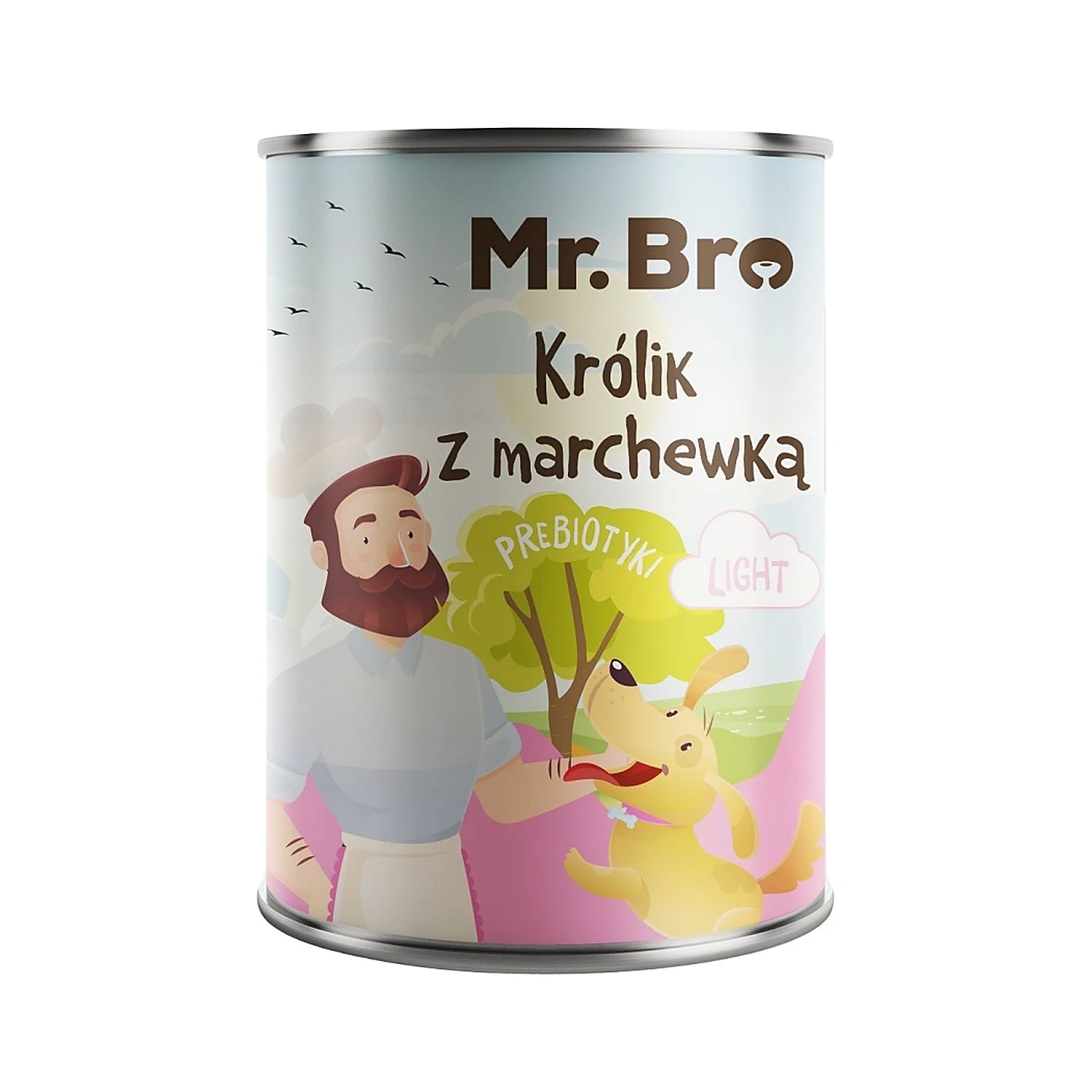 Mr. Bro LIGHT Królik z Marchewką 400g