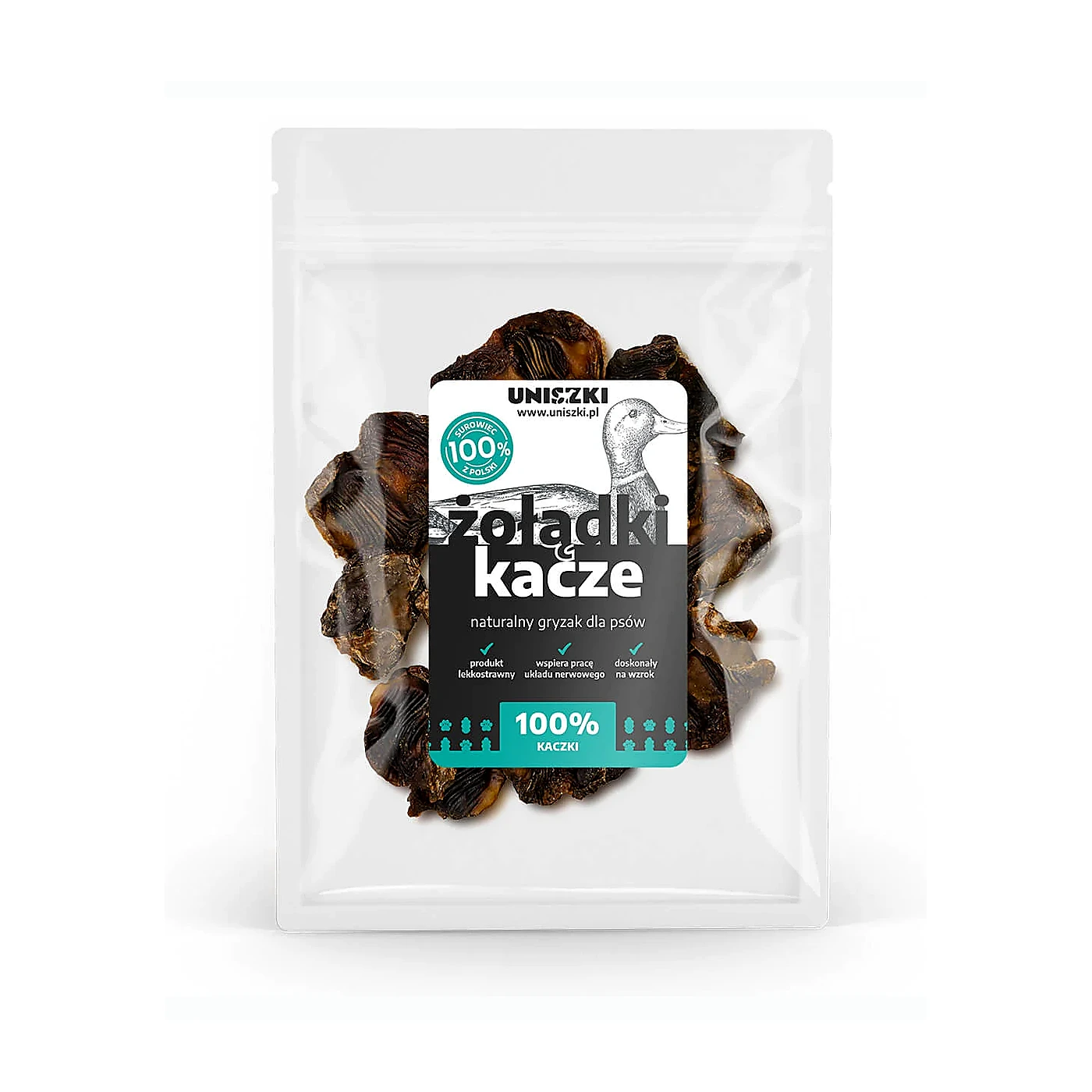 Uniszki ŻOŁĄDKI KACZE 150g