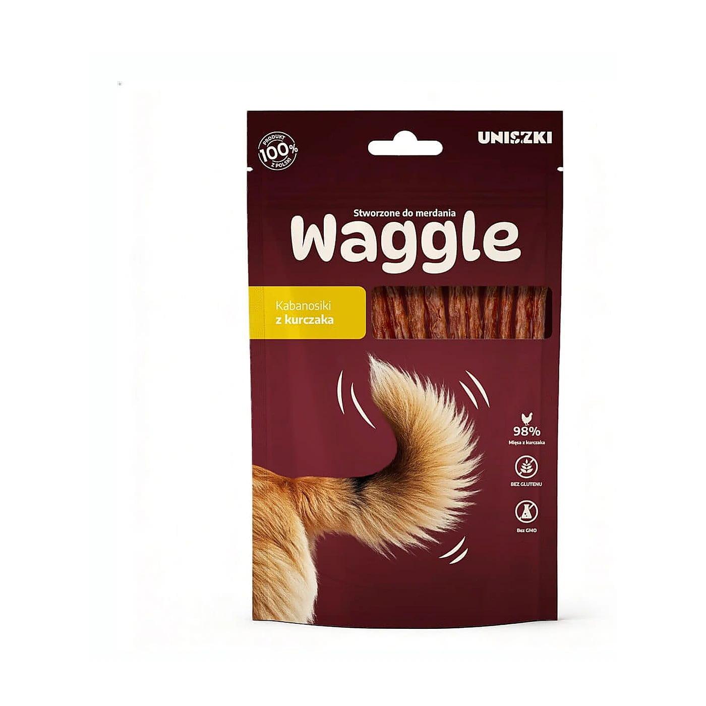 Uniszki Waggle Kabanosiki z kurczaka 60g