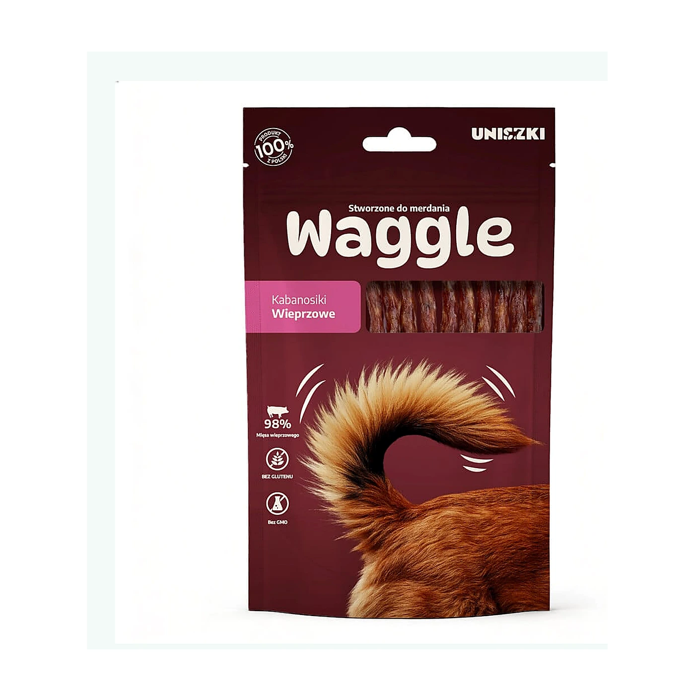 Uniszki Waggle Kabanosiki wieprzowe 60g