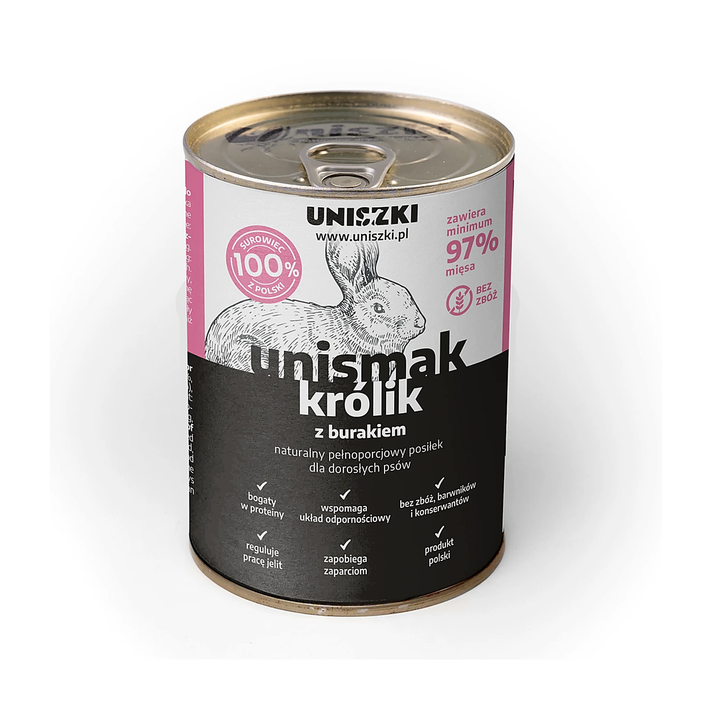 UNIsmak królik z burakiem 400g