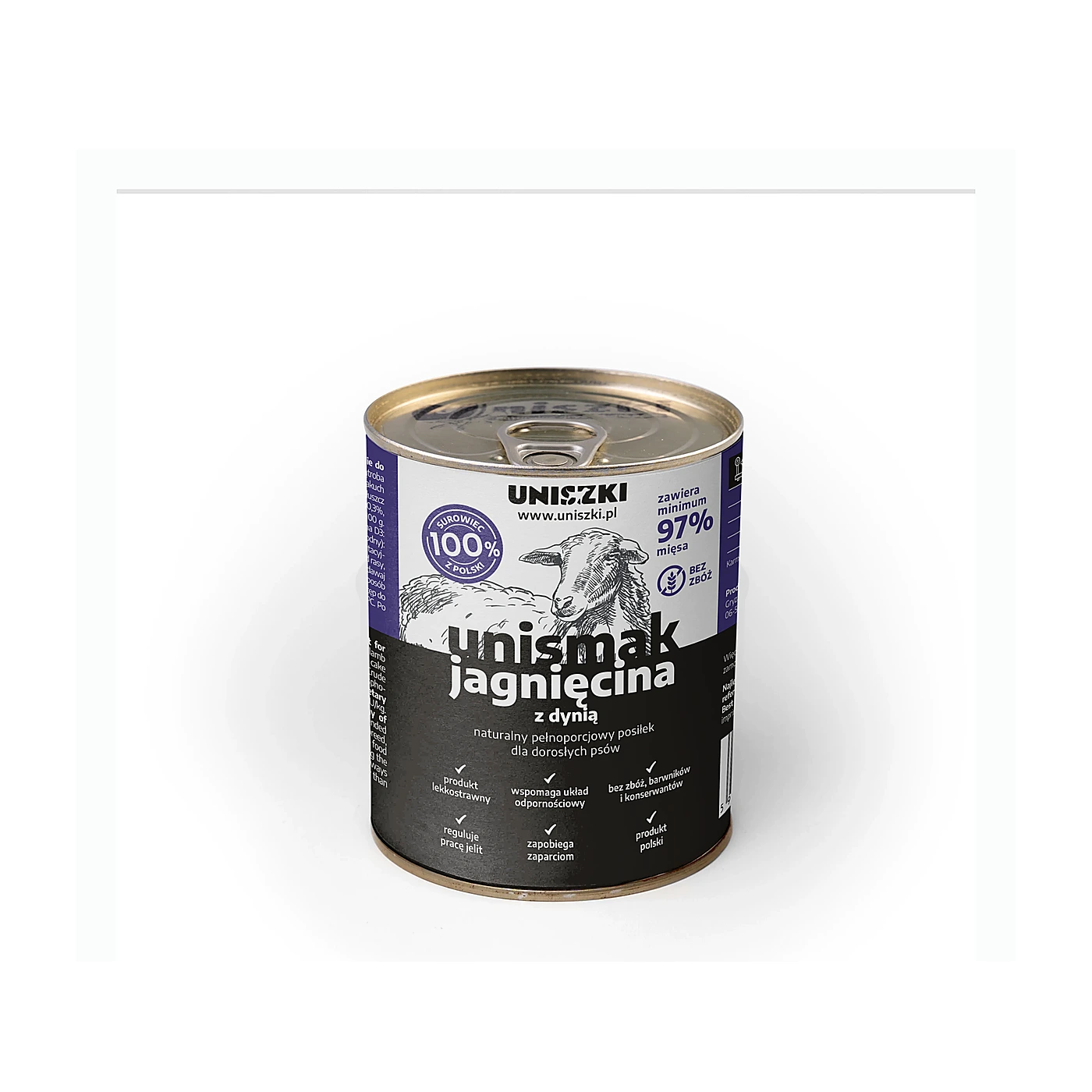 UNIsmak jagnięcina z dynią 800g