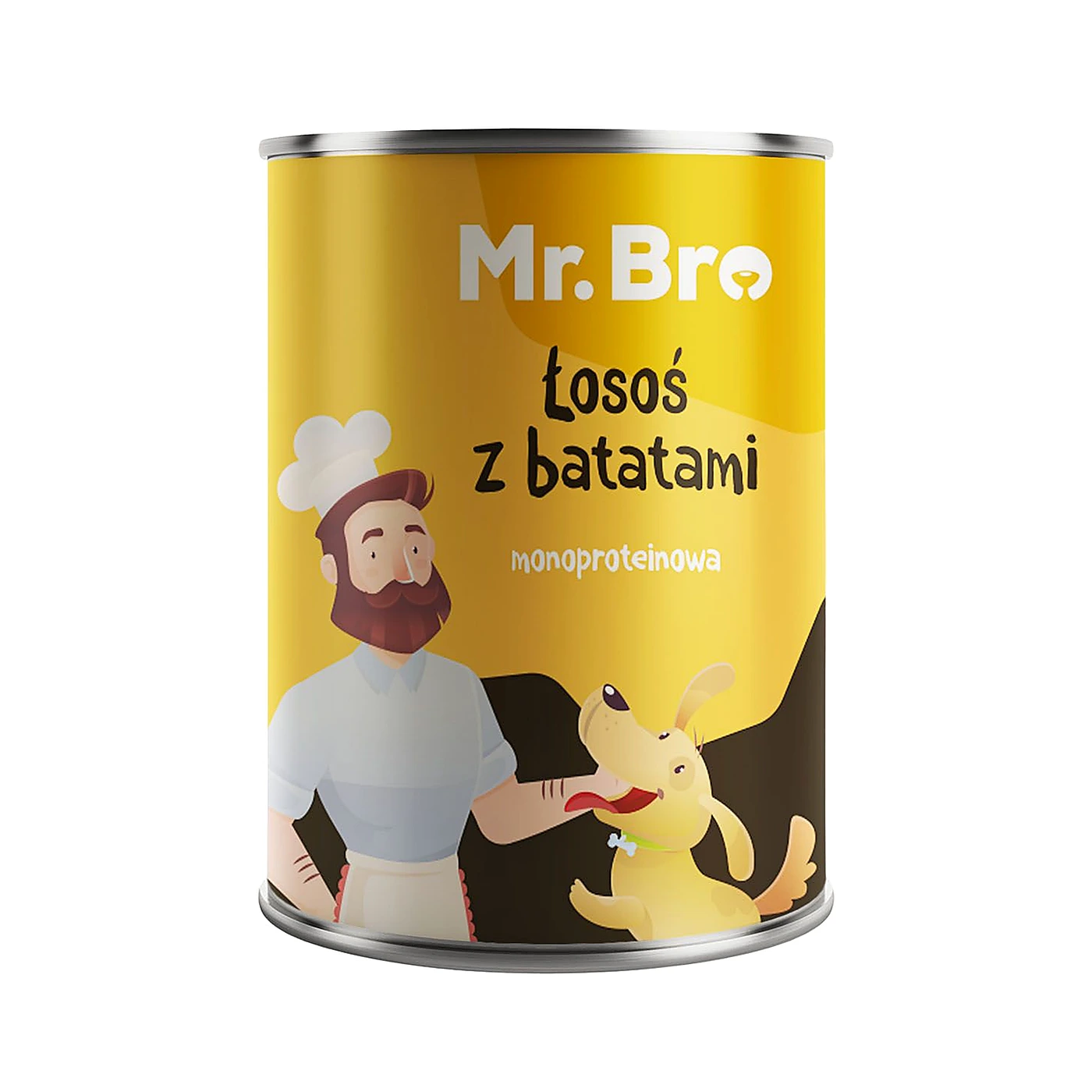 Mr. Bro pies Łosoś z Batatami Puszka 400g
