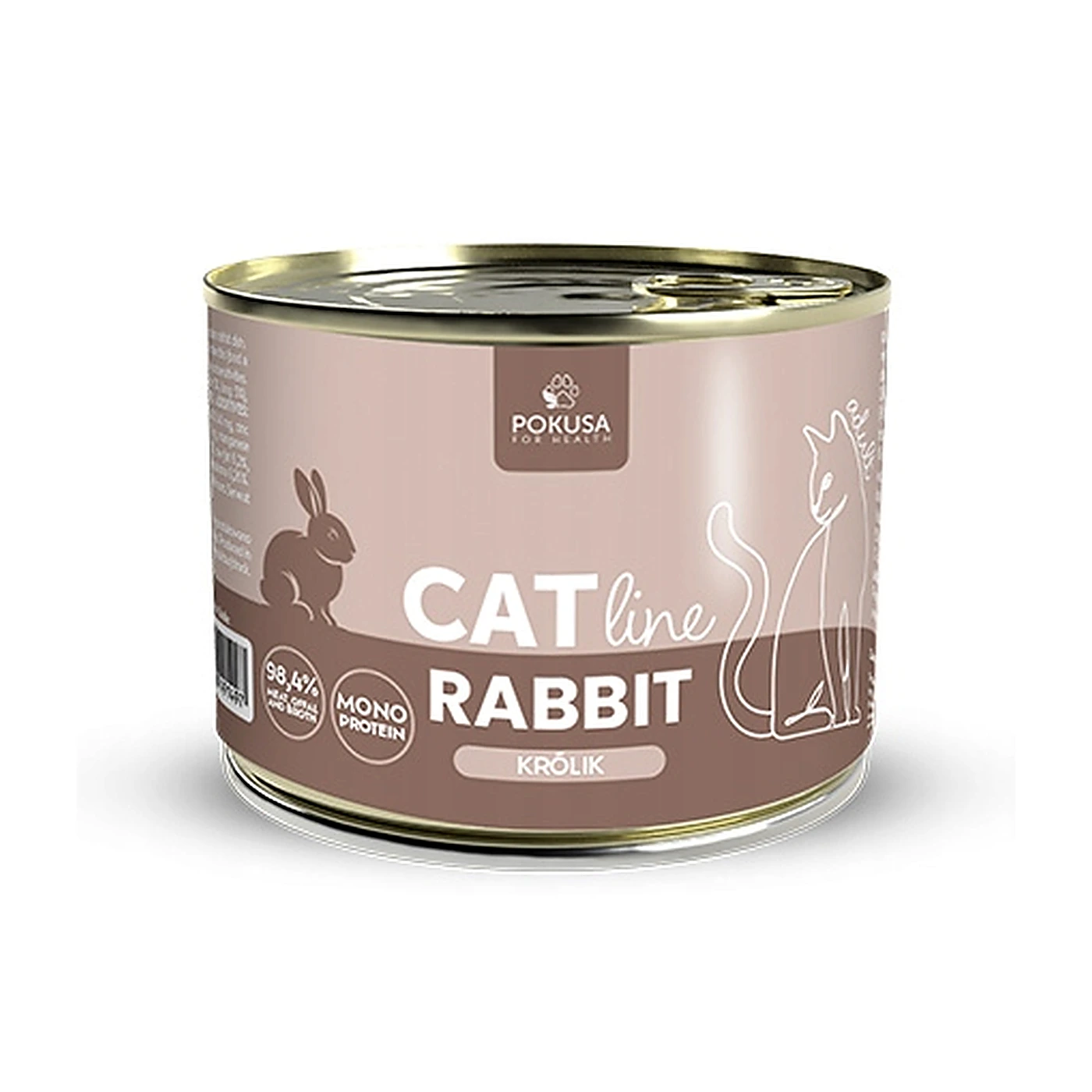 CatLine karma mokra Rabbit / Królik 200g ADULT
