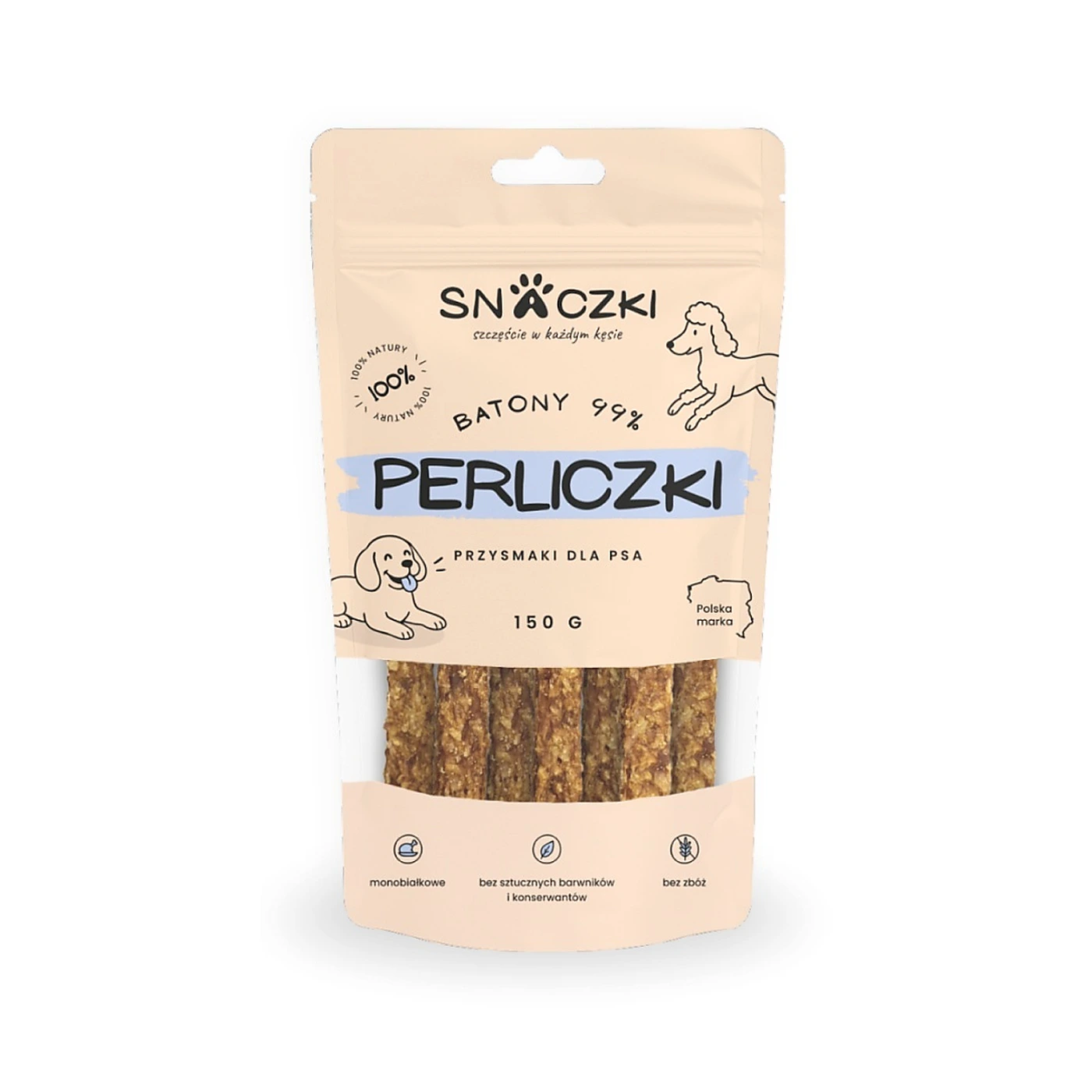 Snaczki Batony 99% perliczki 150g