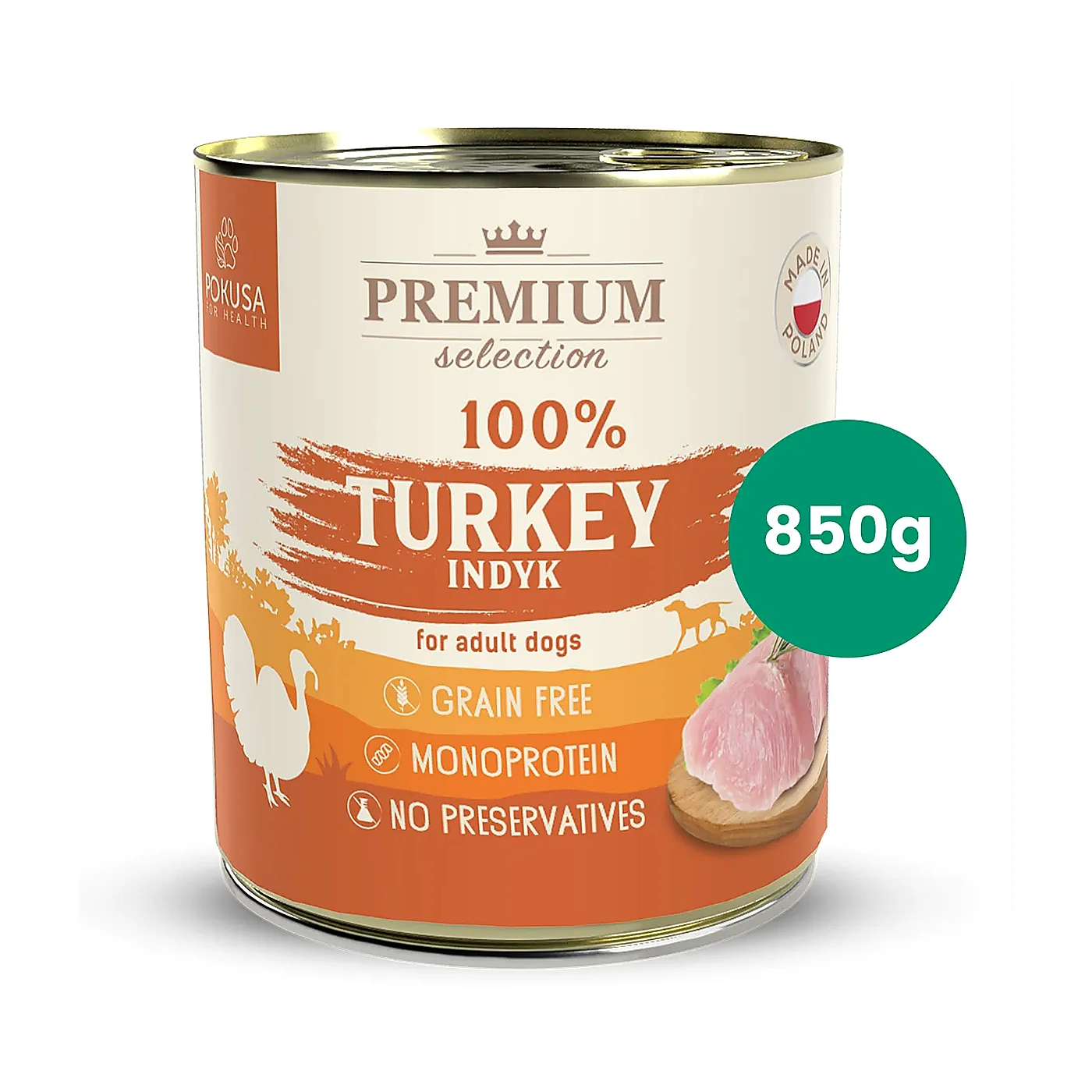 Premium Selection karma mokra 100% indyka 850 g