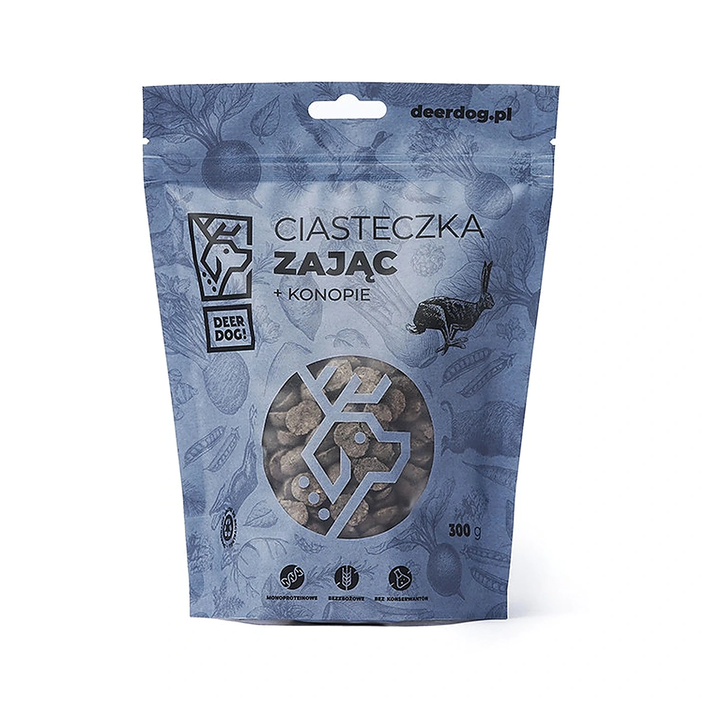 Ciasteczka Zając+Konopie