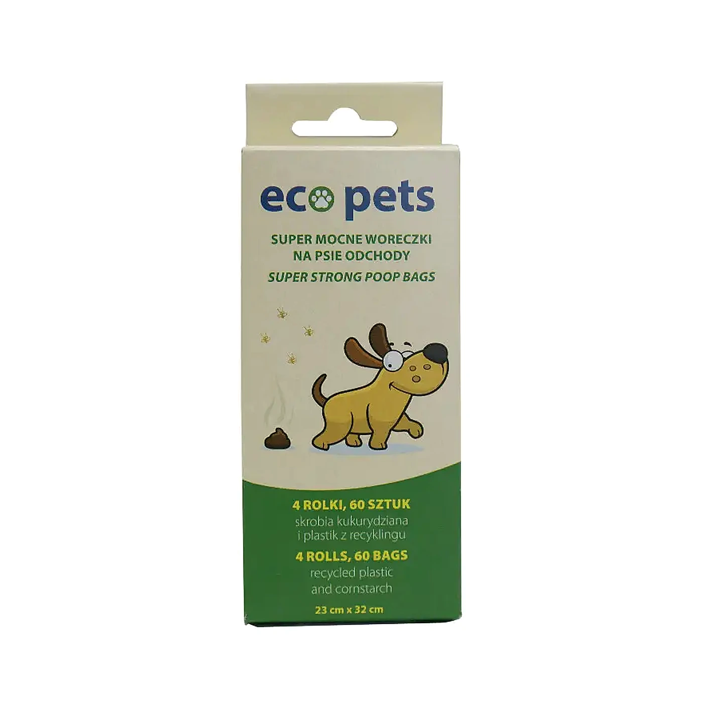Eco Pets Worki na psie odchody 60 szt. (4 rolki)