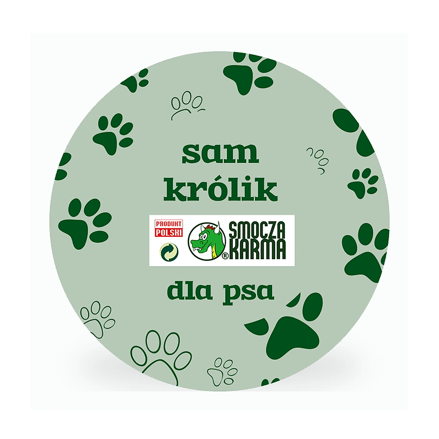 Smocza Karma pies 300g sam królik