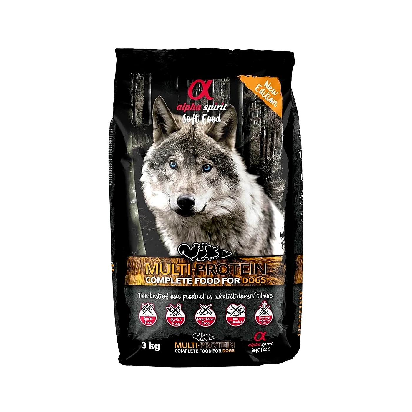 Alpha Spirit Karma półmiękka dla psa Multiprotein (dorosły) 3kg