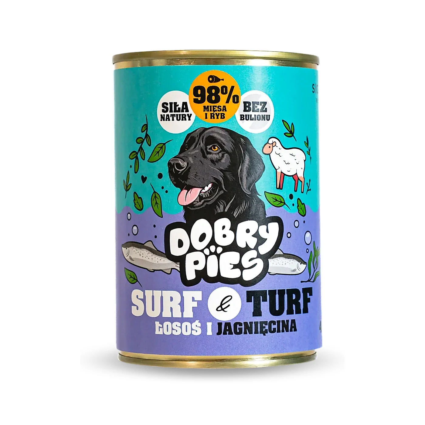 Dobry Pies karma łosoś i jagnięcina 400g
