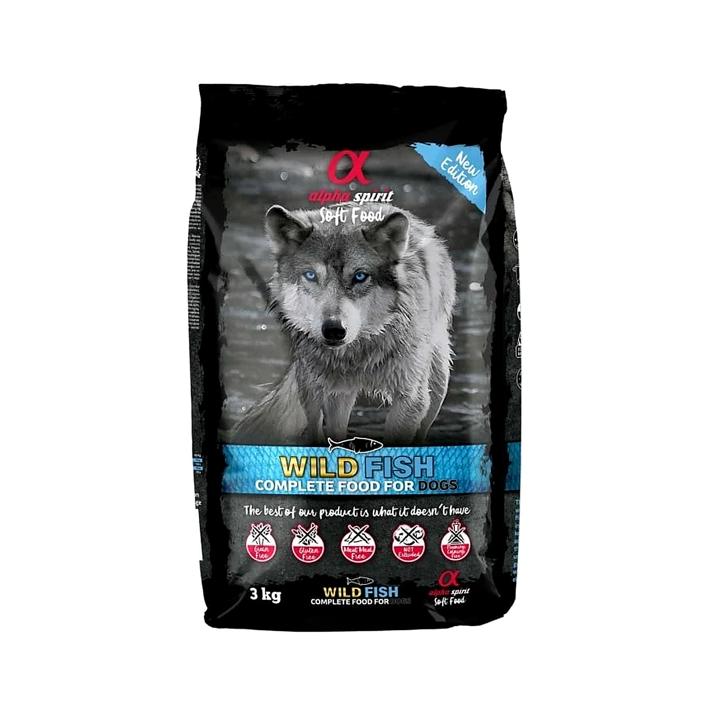 Alpha Spirit Karma półmiękka dla psa Wild Fish (dorosły) 3kg