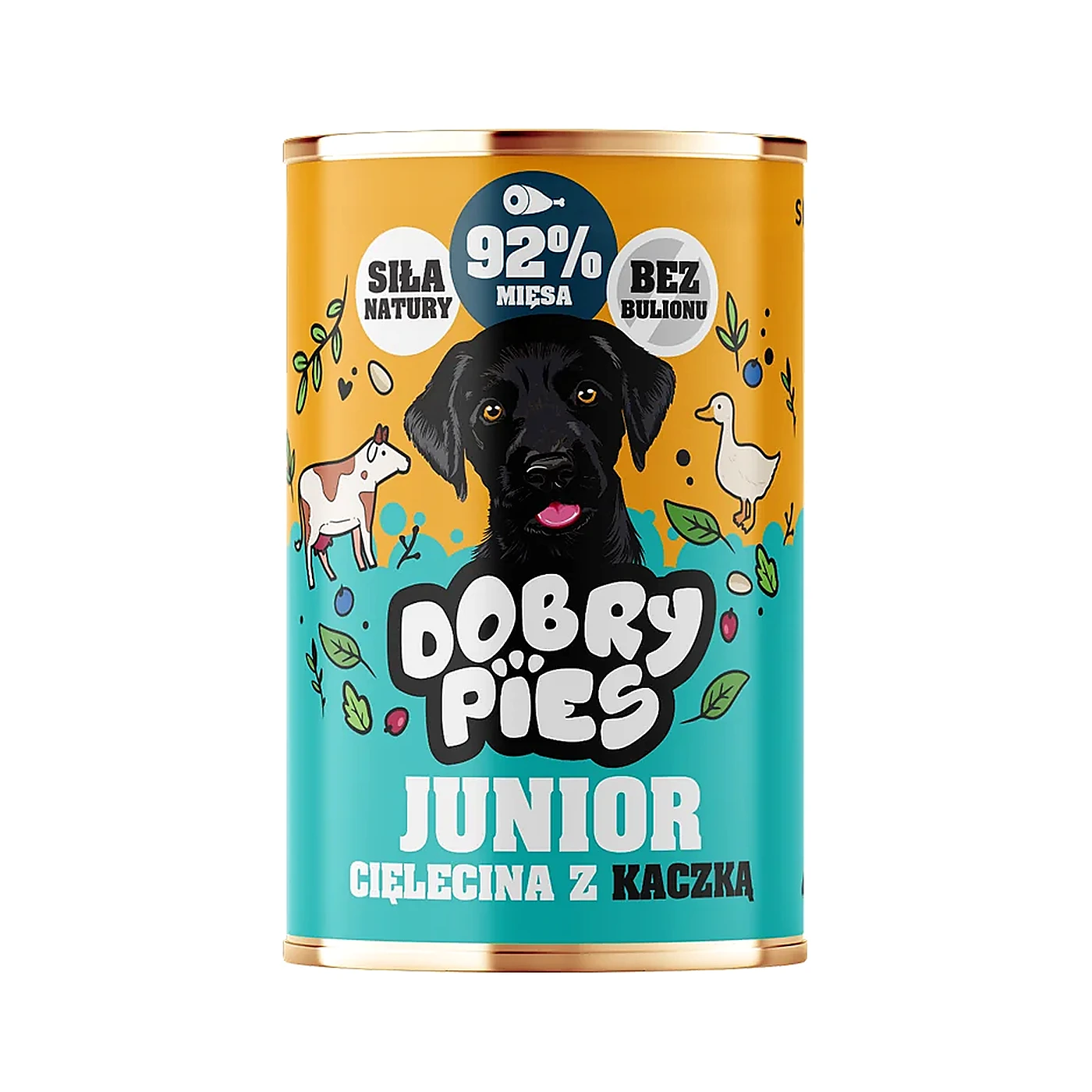 Dobry Pies junior cielęcina z kaczką 400g