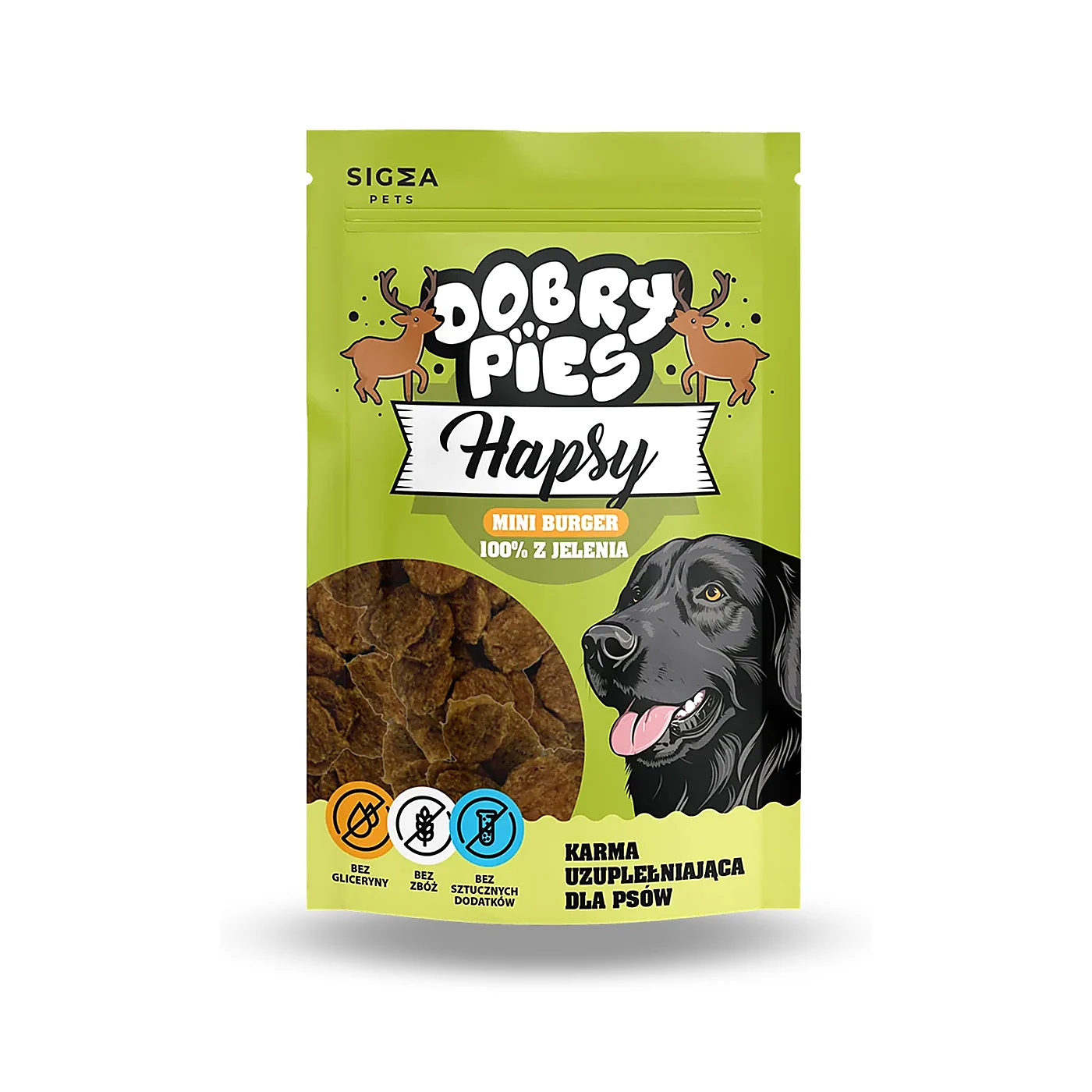 HAPSY Mini burger 100% z jelenia 100g