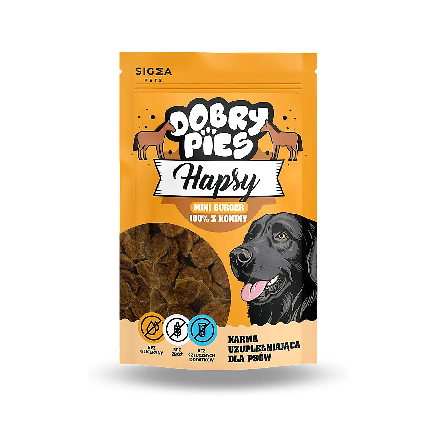 HAPSY Mini burger 100% z konia 100g