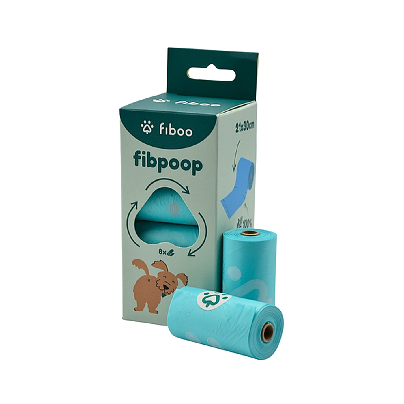 Fiboo - worki kompostowalne 8- pak.