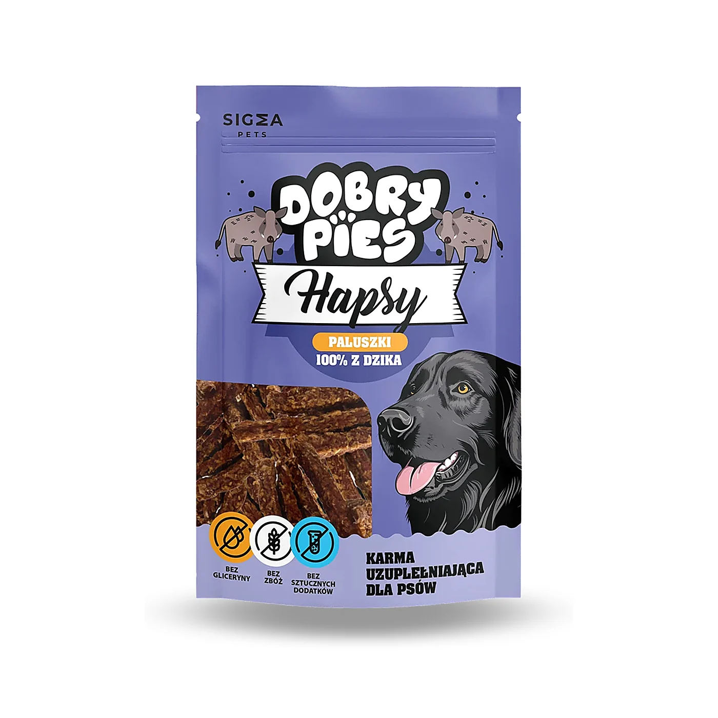 HAPSY Paluszki 100% z dzika 100g