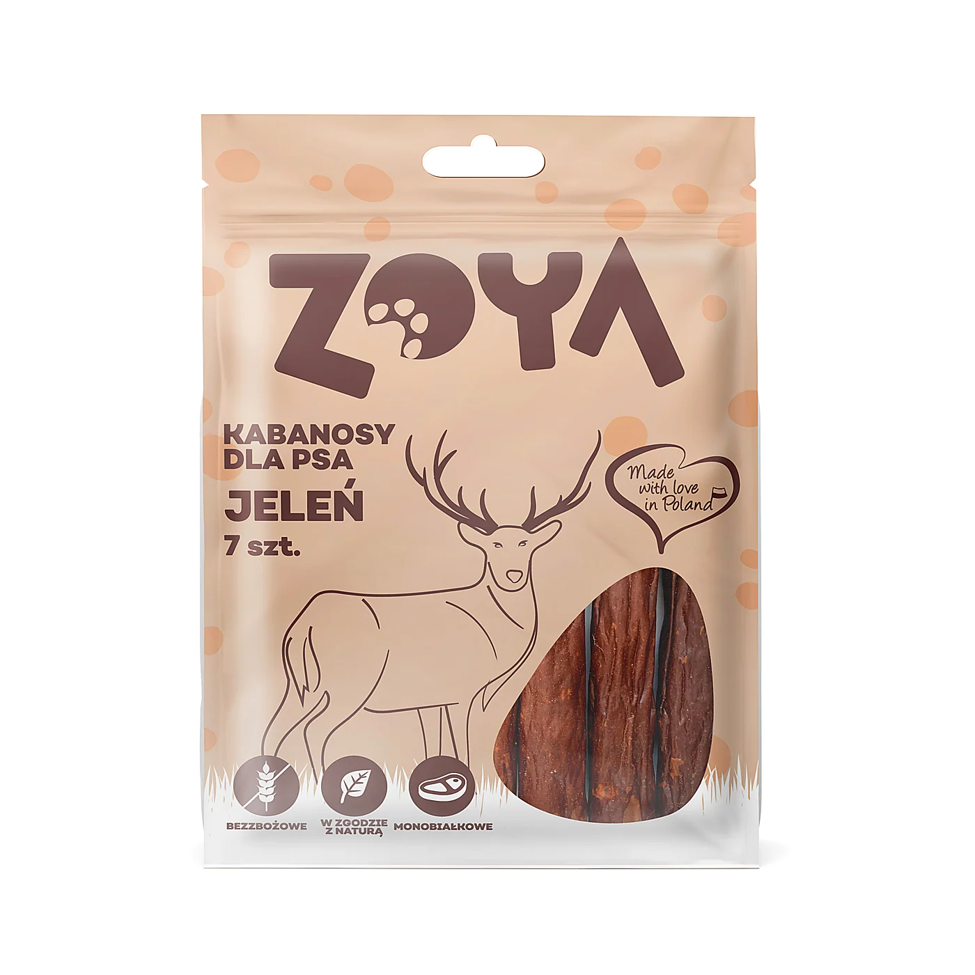 ZOYA KABANOSY Z JELENIA 7SZT. 5904844580894