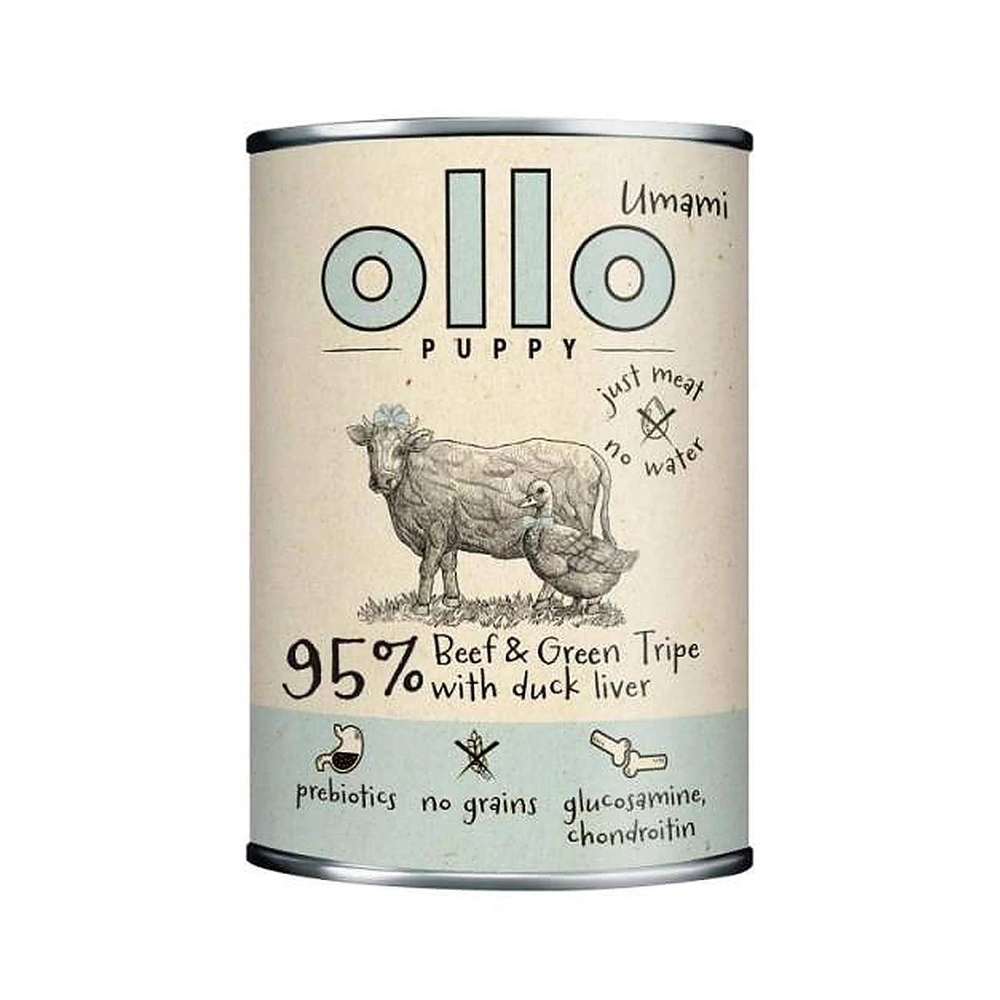 Ollo puszka pies Umami PUPPY Wołowina i Żwa. 400 g