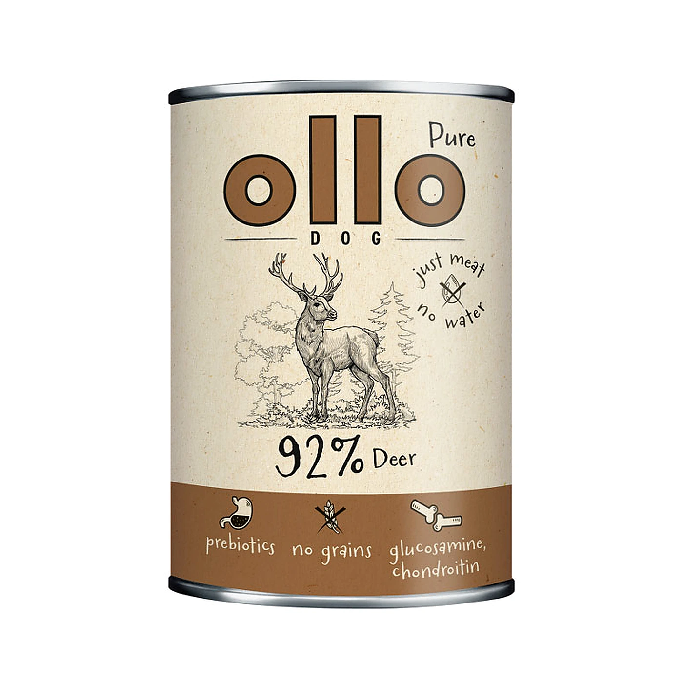 Ollo puszka pies Pure Jeleń 400 g