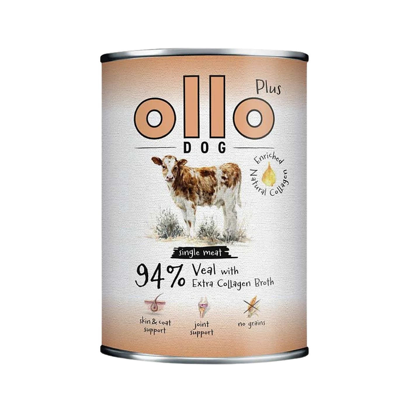 Ollo puszka pies Plus Kolagen Cielęcina 400 g