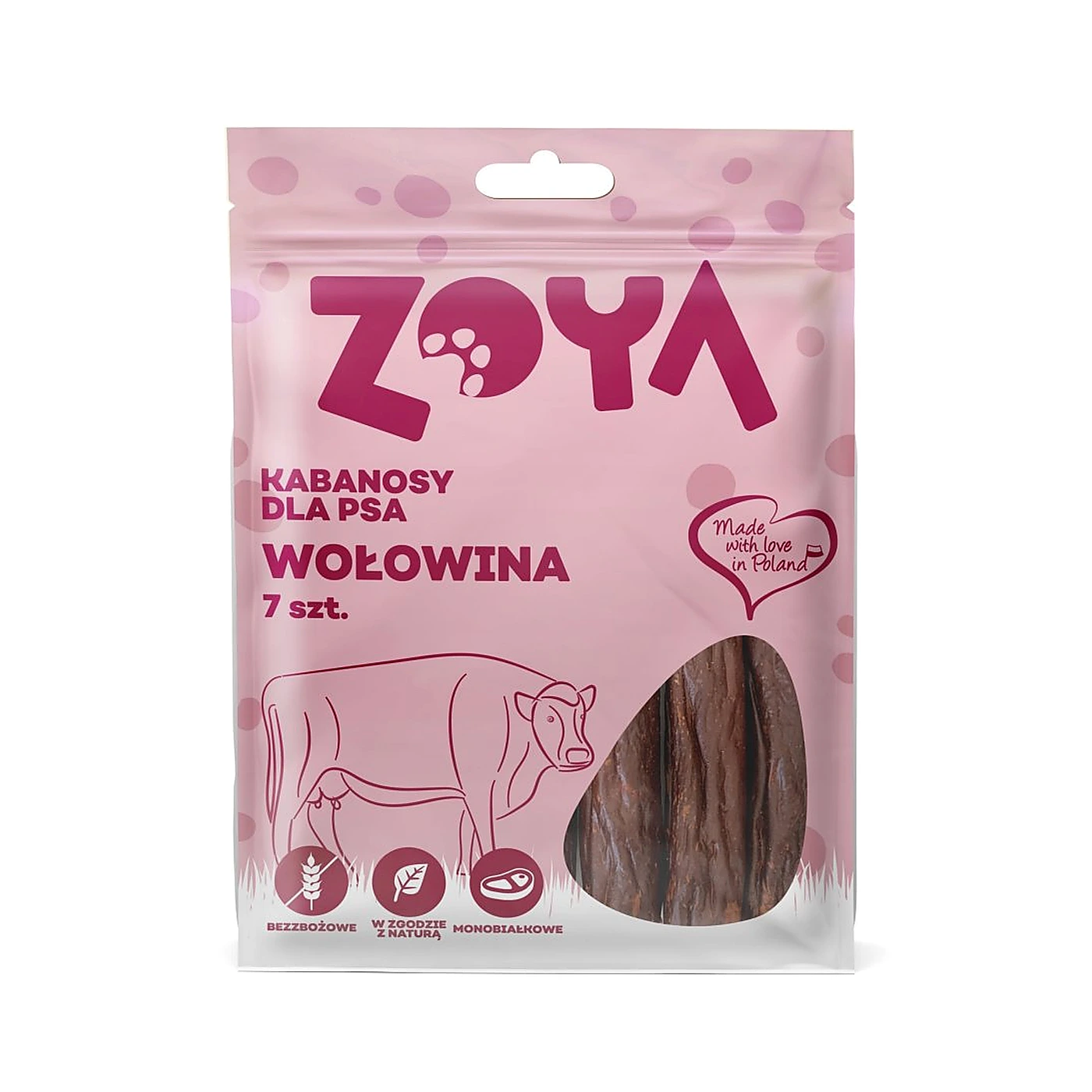 ZOYA KABANOSY Z WOŁOWINY 7SZT. 5907649160124